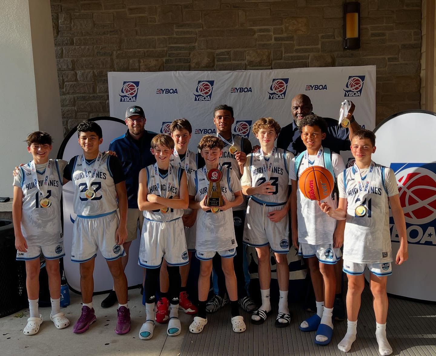 First place at this past weekend’s YBOB Main Event Tournament. Hard fought win against some talented teams. Congratulations to@our Hurricanes and Coach Spencer @4jssports