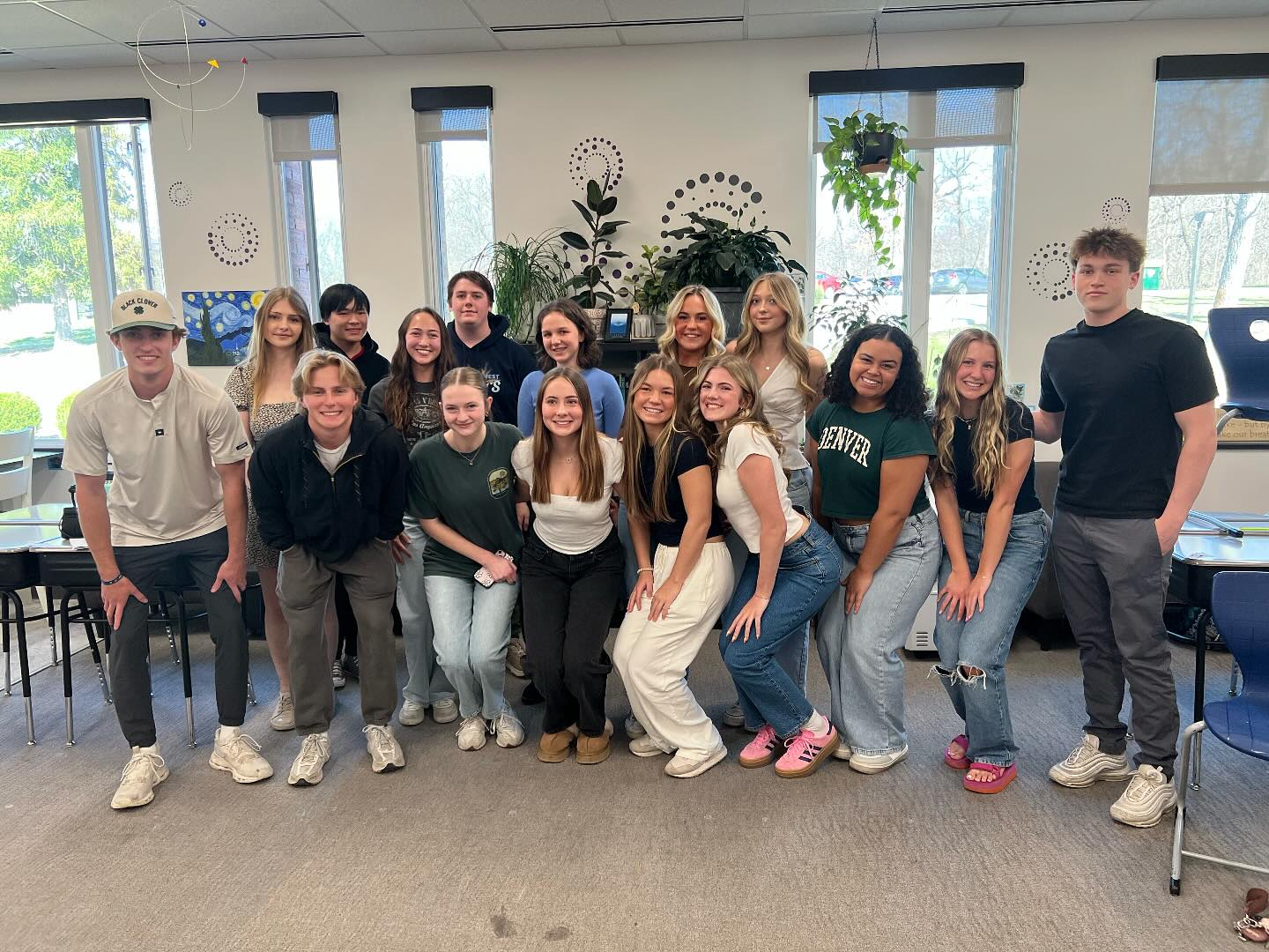 What a joy to see these faces back in the building! This incredible group of Bergman alums will be graduating from high school soon and off to their fantastic futures!