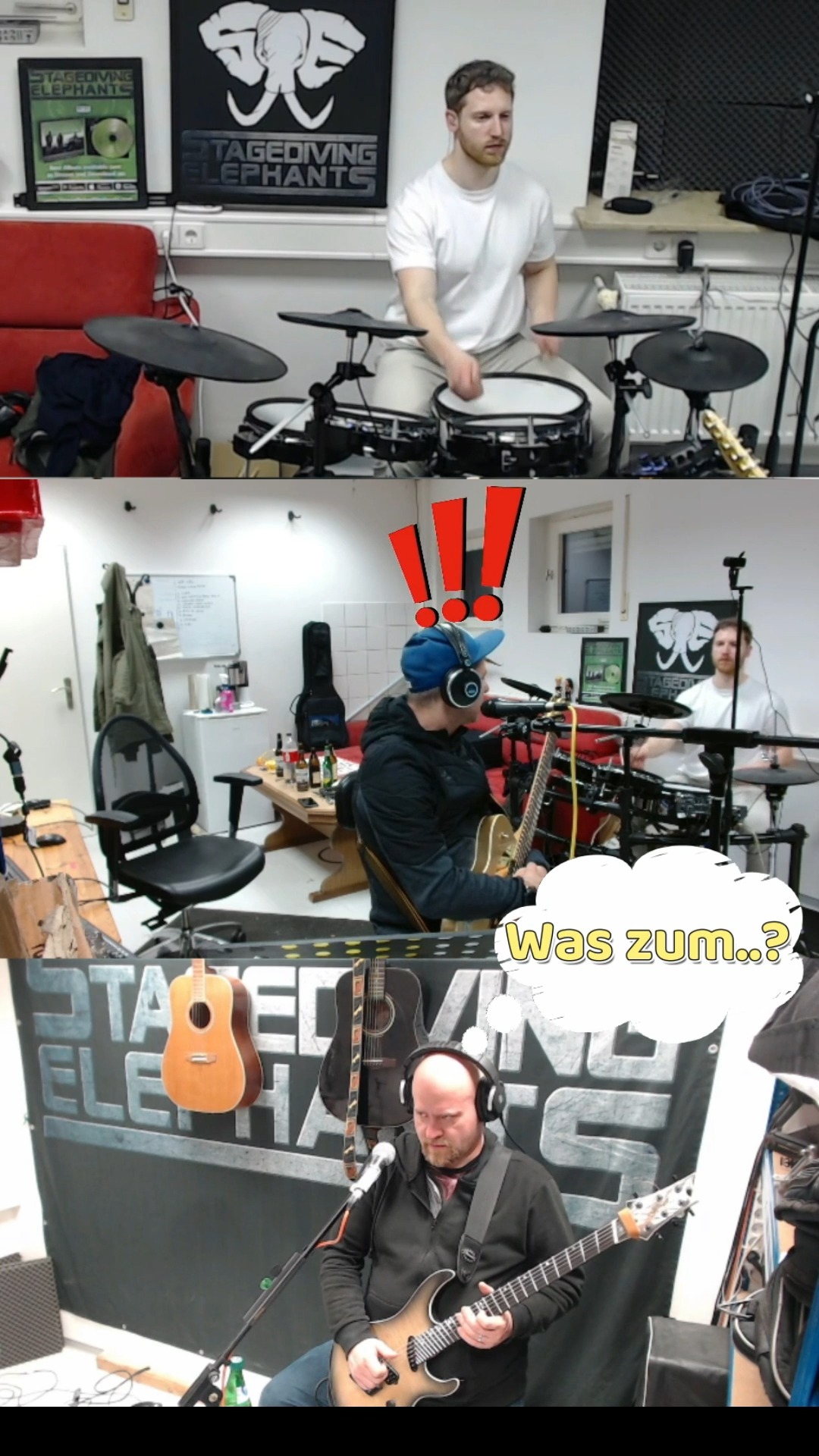 🎧 "If you're happy and you know it..." 🥁
Manu sucht verzweifelt das Klatsch-Sample auf seinem E-Drum –
doch der Weg zum Clap ist steiniger als gedacht. 👀👏
Und der Bassist? Dudelt natürlich schon wieder rein. 🎸🙄
#DrummerStruggles #EDrumFail #IfYoureHappy #ClapYourHands #BandLife #BassistsBeLike #MusikerAlltag #ReelComedy