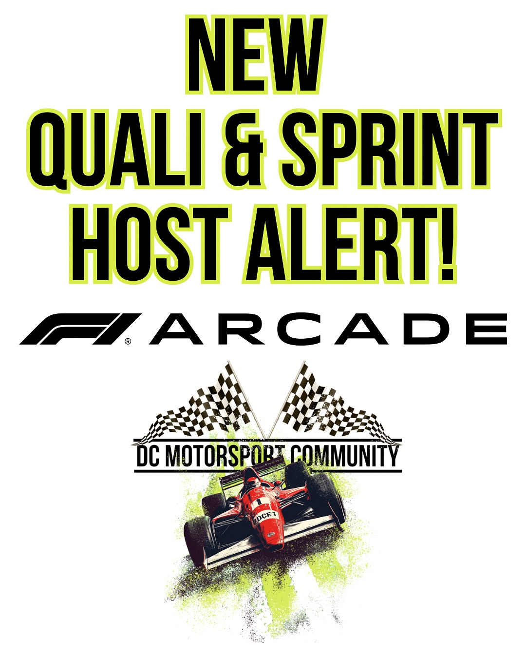We are thrilled to announce our official partnership with F1 Arcade to broadcast the Qualifying and Sprint races for the 2025 Formula One season!! This collaboration brings fans closer to the action, offering an immersive viewing experience of the high-speed excitement that defines F1.
What You Can Expect:
- Doors open 30 mins before start time
- Official Members - Free sim racing during & 1 hour after event
- Non-members - get a 50% off on sim racing!
Sign up for a membership today & let it pay for itself!
#DCF1 #formula1 #formula1qualifying #formula1sprint #watchparty