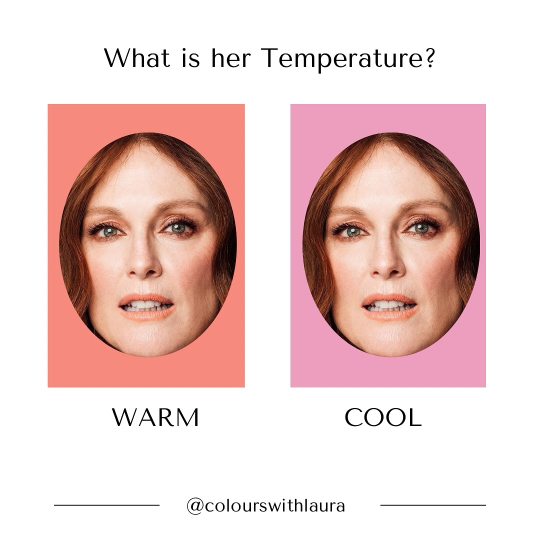🕹️Game time! 🆒 or 🔥What is her temperature? Is her undertone cool or warm? #juliannemoore
#colouranalysis #colouranalysisuk #colouranalysisworks