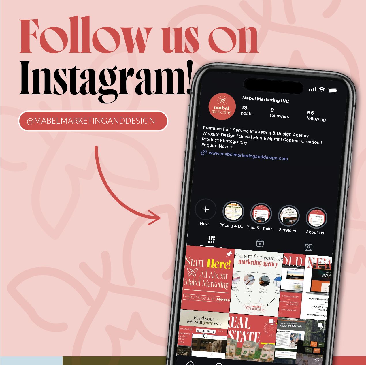 Let's connect! 🌟
If you're looking for design tips, marketing strategies, and behind-the-scenes looks at Mabel Marketing - our Instagram is the place to be!
Check out our website for a full list of services and book for Q2 today! 💬 https://www.mabelmarketinganddesign.com
#socialmediamarketing #socialmedia #socialmediamanagement #socialmediacontent #midwestmarketingagency #marketingservices