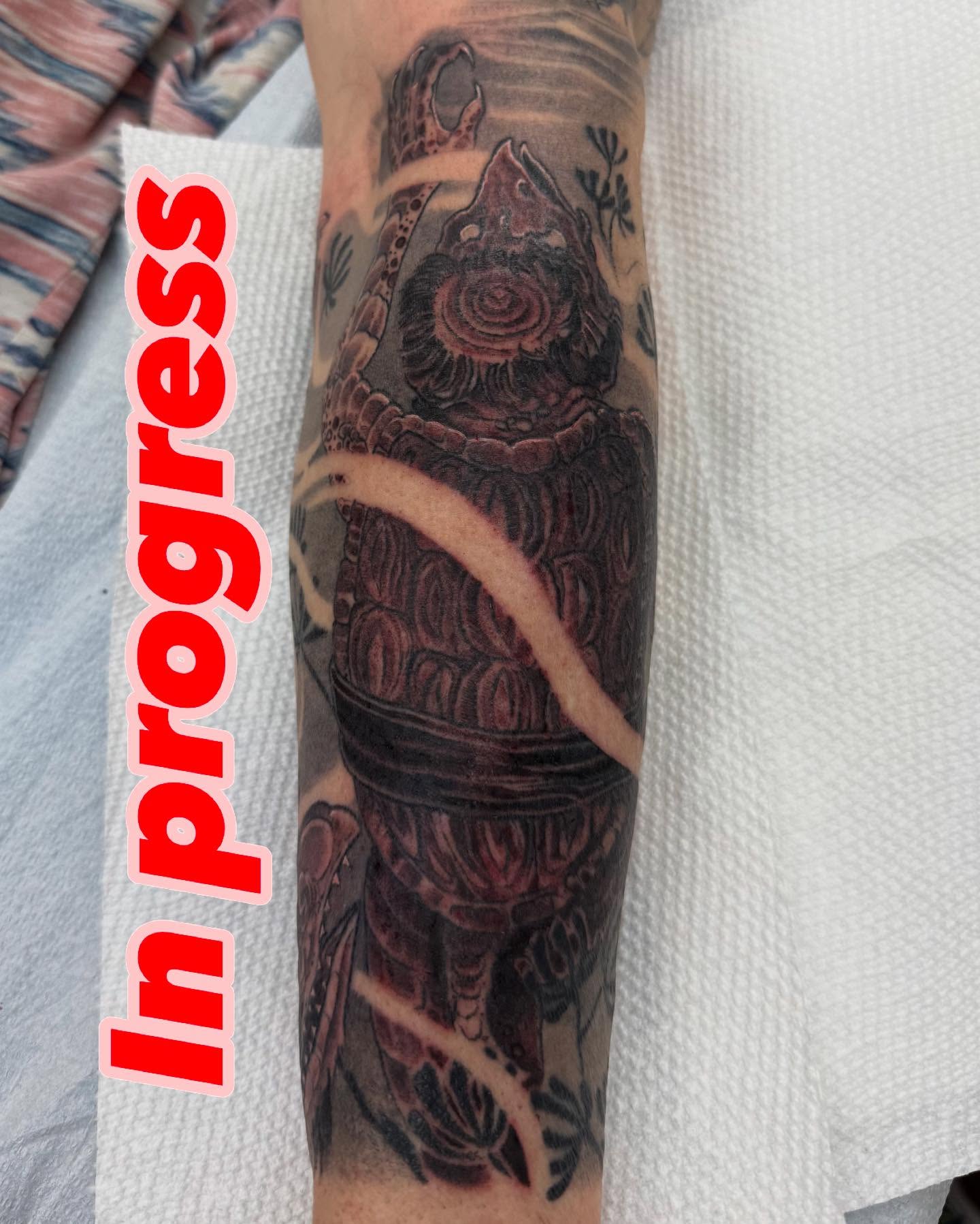 Lower sleeve of kappas on a long time client… ways to go in this one!