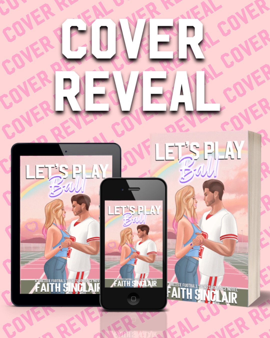 Here it is! The cover of Let’s Play Ball.
It’s a week later than first promised because of injuries that I’ve only gotten worse so that’s just great. Well, they got better on one side and worse on the other.
Swipe to see one hidden thing in this cover, and in a few days we’ll analyze what certain things in the cover mean.
What do you think?
#sportsromance #collegeromance #collegesportsromance #sportsromancebooks #kindleunlimitedromance #coverreveals