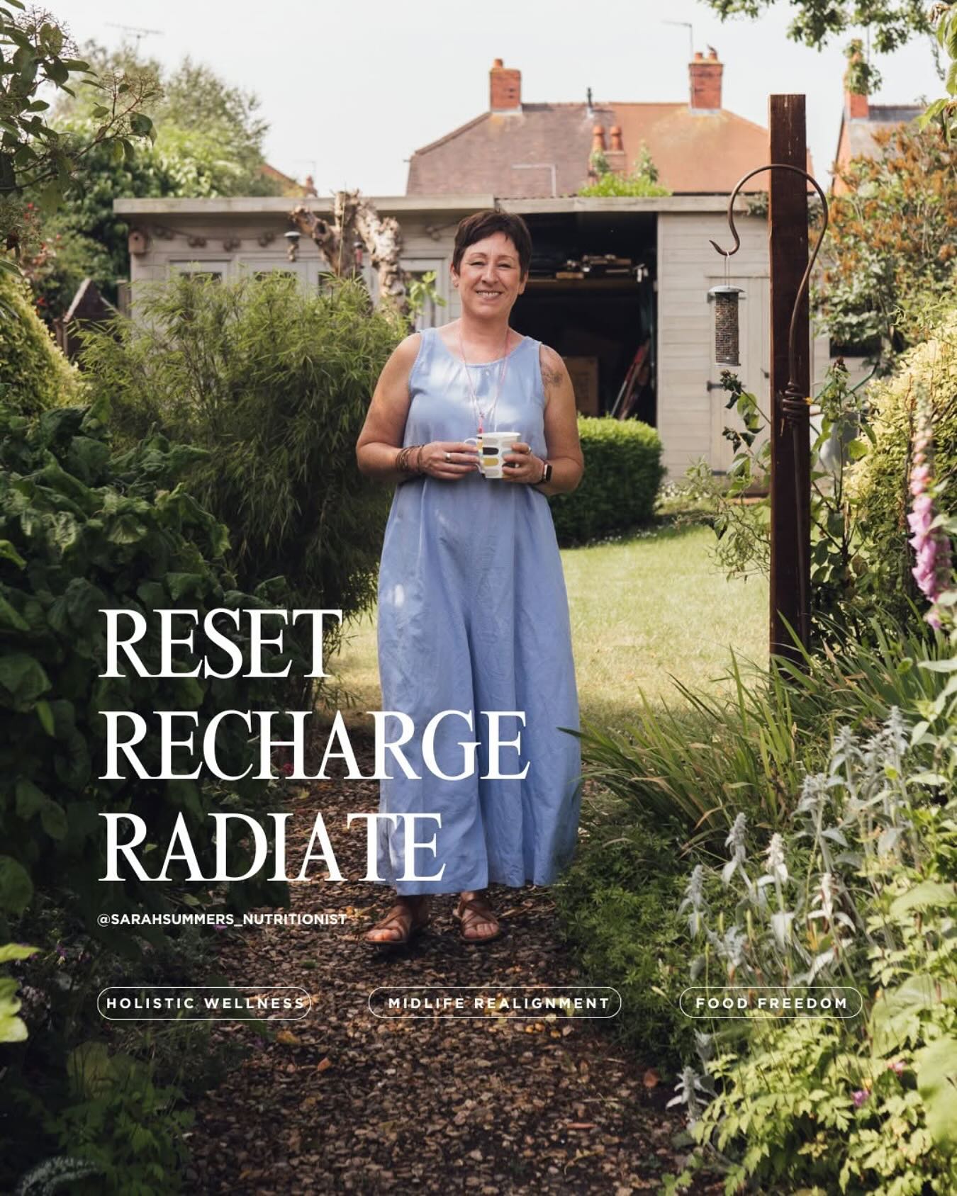 Meet the wonderful Sarah Summers, our nutritionist who will be leading the RESET | RECHARGE | RADIATE program.
This 8-week Nutrition & Lifestyle program is designed specifically for midlife women to thrive in a modern world.
“As a breast cancer survivor and a woman in my post-menopausal years, I understand the challenges of modern life. This journey has taught me the importance of reconnecting with our bodies and nurturing ourselves in every way possible.”
Join us in this transformative programme to rediscover your vitality, rebuild energy from within, and embrace a healthier lifestyle—without the fads or guilt.
This is your moment. It’s time to take up space and flourish.
Starting Monday, 12th May at 7 PM
Swan Hill Studios, Shrewsbury
Sign up now and save £50 with the early bird offer (11th April)!
#Nutritionist #MidlifeWellness #SwanHillStudios #RadiateHealth