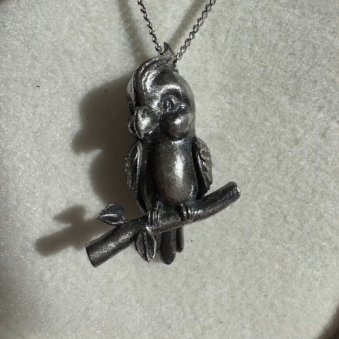 At least the pendant is real.