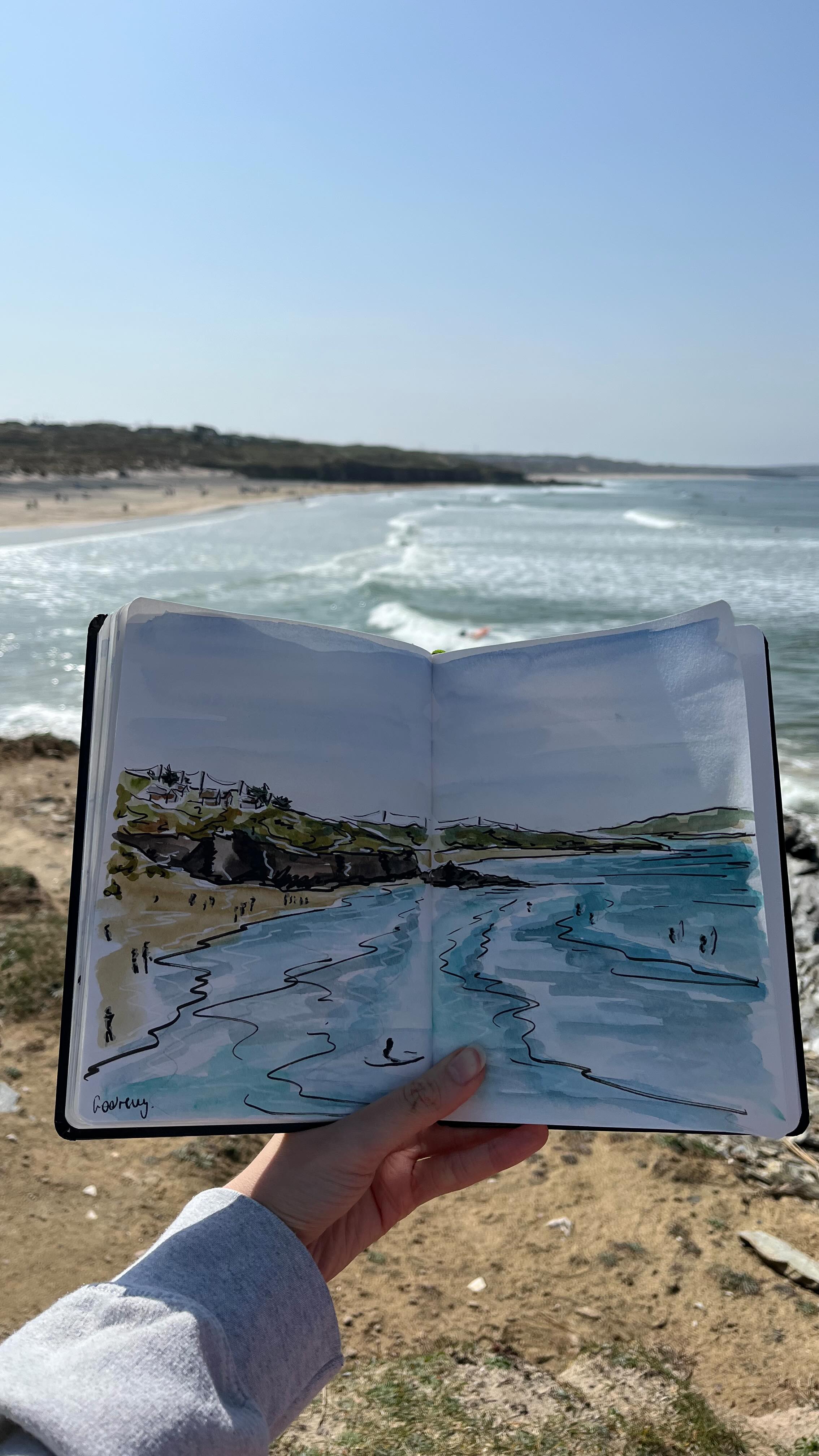 Weekend sketching at Godrevy ✍🏼
#art #artwork #artist #drawing #draw #sketch #sketching #sketchbook #sketchbookart #sketchbookpage #sketchbookdrawing #godrevy #godrevybeach #cornwall #foryou #fyp