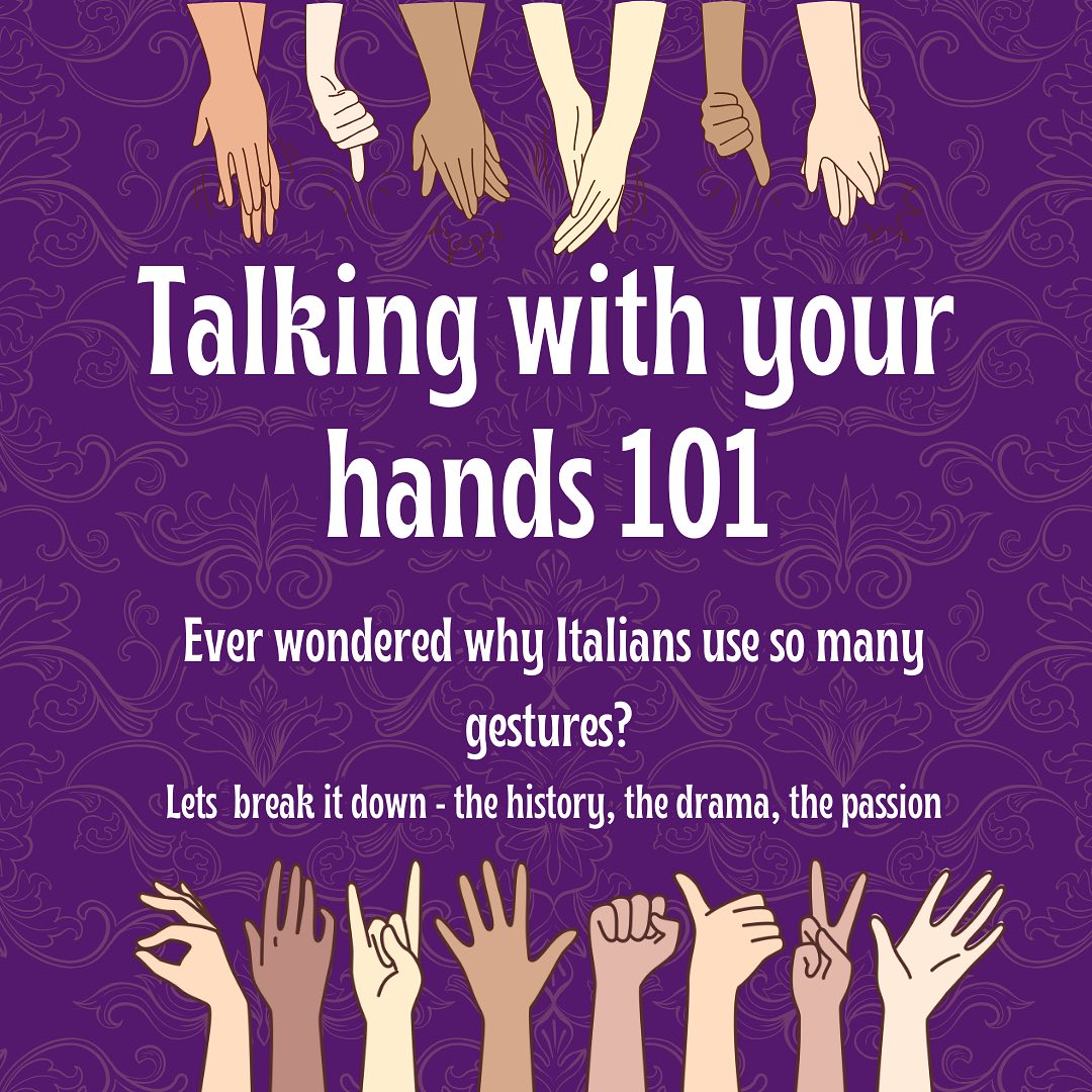 Headed to Italy🇮🇹? Get ready to talk with your hands 🤲🏻
While Italian hand gestures are iconic- they are also rooted in history and culture ! Swipe through to learn all about it 👋🏼