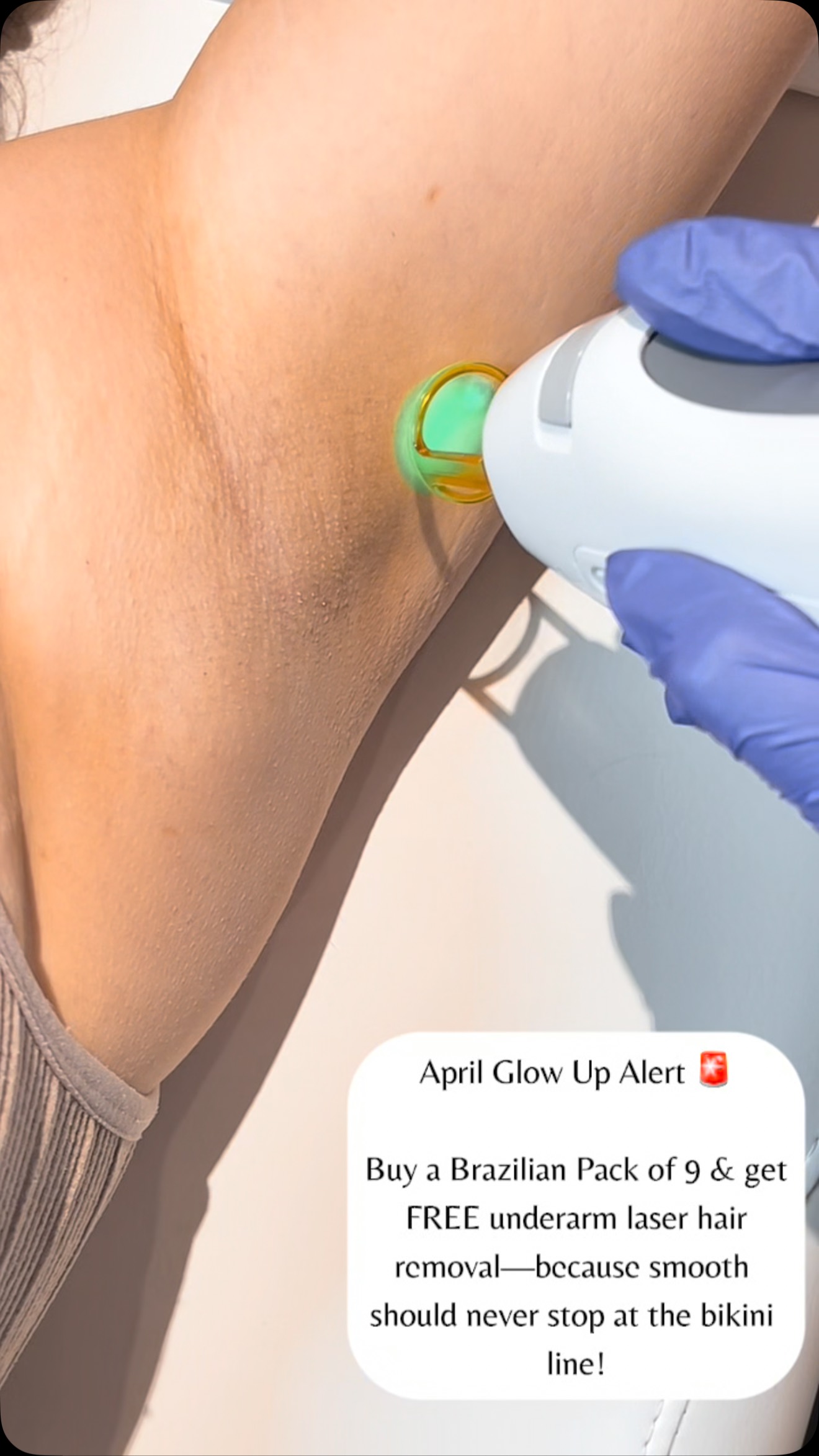 Laser, but make it luxury.
This April, treat your glow like royalty.
Snag a package of 9 Brazilian Laser sessions and get a FREE Underarm Package—because smooth skin everywhere is the real flex.
Glide into summer with confidence, minus the razor.
DM us now for your exclusive booking code—because glam girls don’t gatekeep.
#glambodysugaring #laserhairremoval #skincare #smoothskin #queensnyc #jacksonheightsbeauty #esthetician #aesthetics #painfreelaserhairremoval