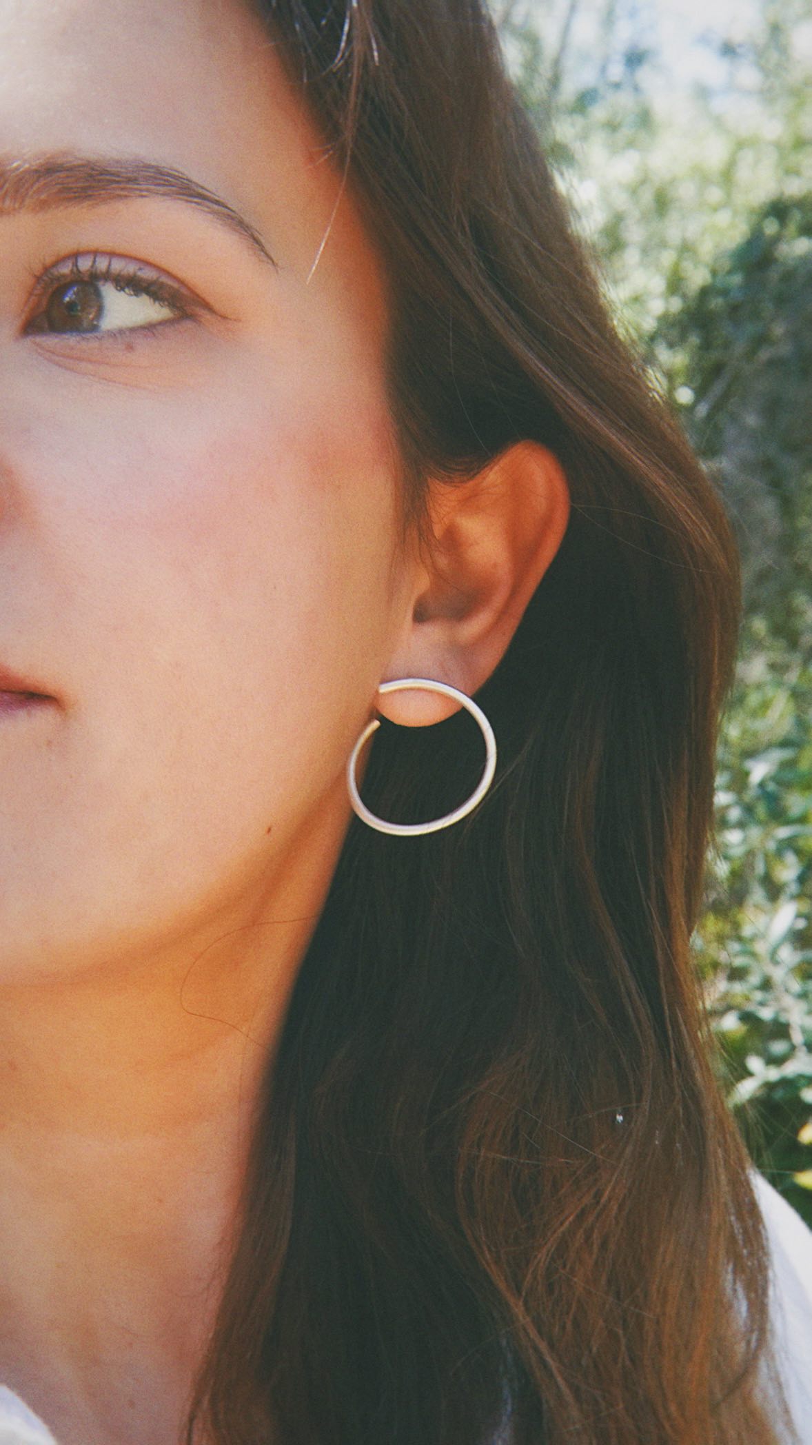 ROYA’s very first earrings. Handmade and heartfelt