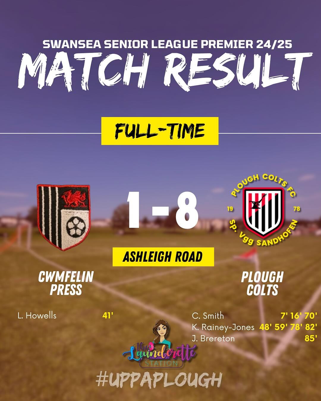 The weekends senior team results with the laundrette station
📷 @bradpartondesign