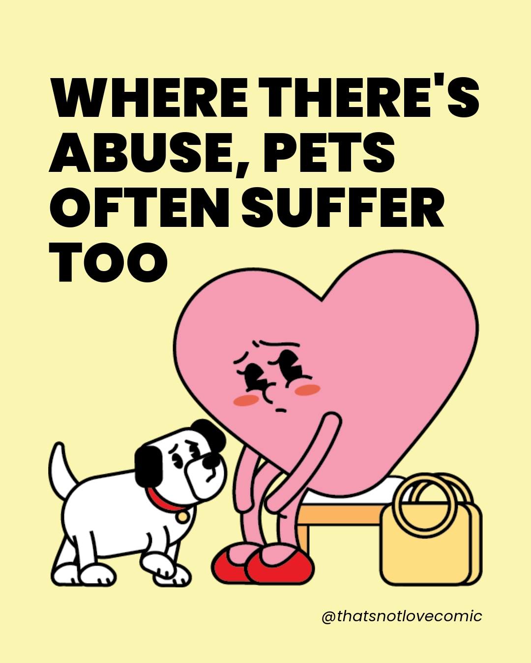 Atop at the people it targets. In many homes affected by domestic violence, pets become silent victims—used as tools of manipulation, control, or retaliation. Survivors often delay leaving unsafe situations out of fear for their animals’ safety, knowing that abusers may threaten, harm, or even kill pets to exert power.
Here are some findings about the link between pets and domestic violence from the Urban Resource Institute's PALS report:
-48% of respondents were worried that their abuser would harm or kill the pets.
-37% reported that the abuser had already threatened to harm or kill pets.
-29% said pets had already been harmed or killed.
-97% of respondents said that keeping their pets with them is an important factor in deciding whether or not to seek shelter.
No one should have to choose between their safety and their pet’s life. The PALS Report reminds us that creating true safety means protecting the entire family—humans and animals alike. By raising awareness, supporting pet-friendly shelters, and advocating for survivor-centered policies, we can help ensure that love, not fear, is what defines a home.
If you or anyone you know is experiencing abuse in a relationship and are looking for a safe haven for pets, check out: www.safehavensforpets.org and remember YOU MATTER!
(resources in bio)
#nationalpetday #respect #relationships #love #abuse #datingviolence #domesticviolence #coercivecontrol #narcissism #narcissisticabuse #healthyrelationships #unhealthyrelationships #abuseresources #thereishelp #boundaries #consent #sexualcoercion #lovebombing #youmatter #emotionalabuse #thatsnotlove