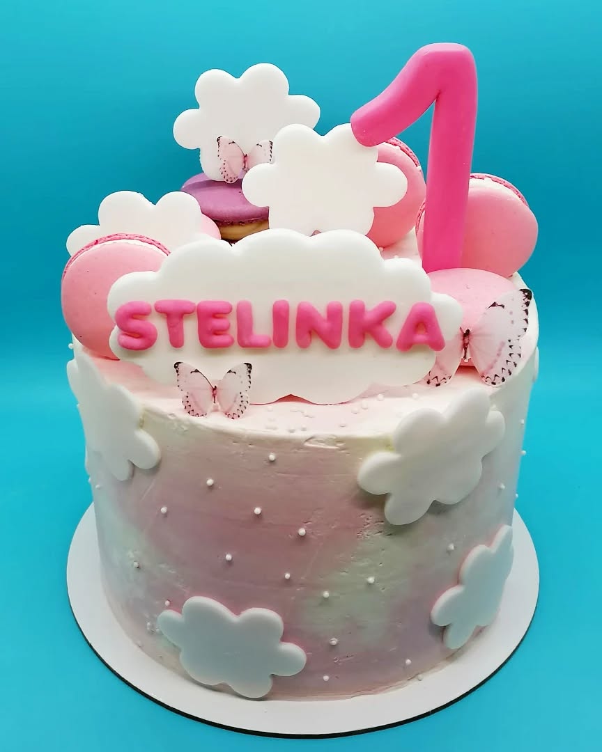 Narozeninový dort #birthdaycake #firstbirthdaycakes #narozeninovýdort #sladkepohladi