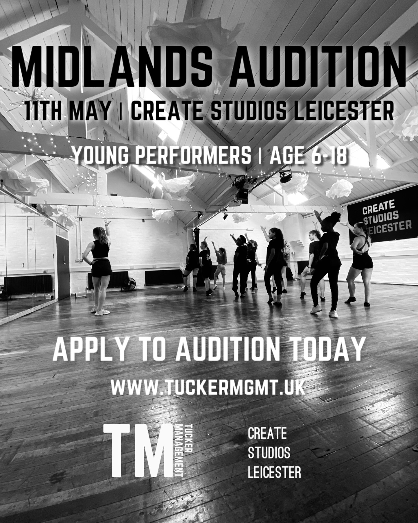 2 0 2 5 M I D L A N D S A U D I T I O N S ⚡️
We’re currently seeking young performers aged 6–18 who are passionate about singing, acting, and dancing, and are interested in exciting opportunities across theatre, television, film, and commercials.
🗓️ 11th May 2025
📍 Create Studios
🕚 Details will be sent upon invitation
⚡️ If you’re a parent/guardian of a talented young performer — head to our website and complete the application form.
We can’t wait to discover the next generation of talent! 🖤
#tuckermgmt #MidlandsAuditions #agencyauditions #tuckermanagement #YoungTalent #TripleThreatKids #CastingCall #TVandTheatre #TalentAgency