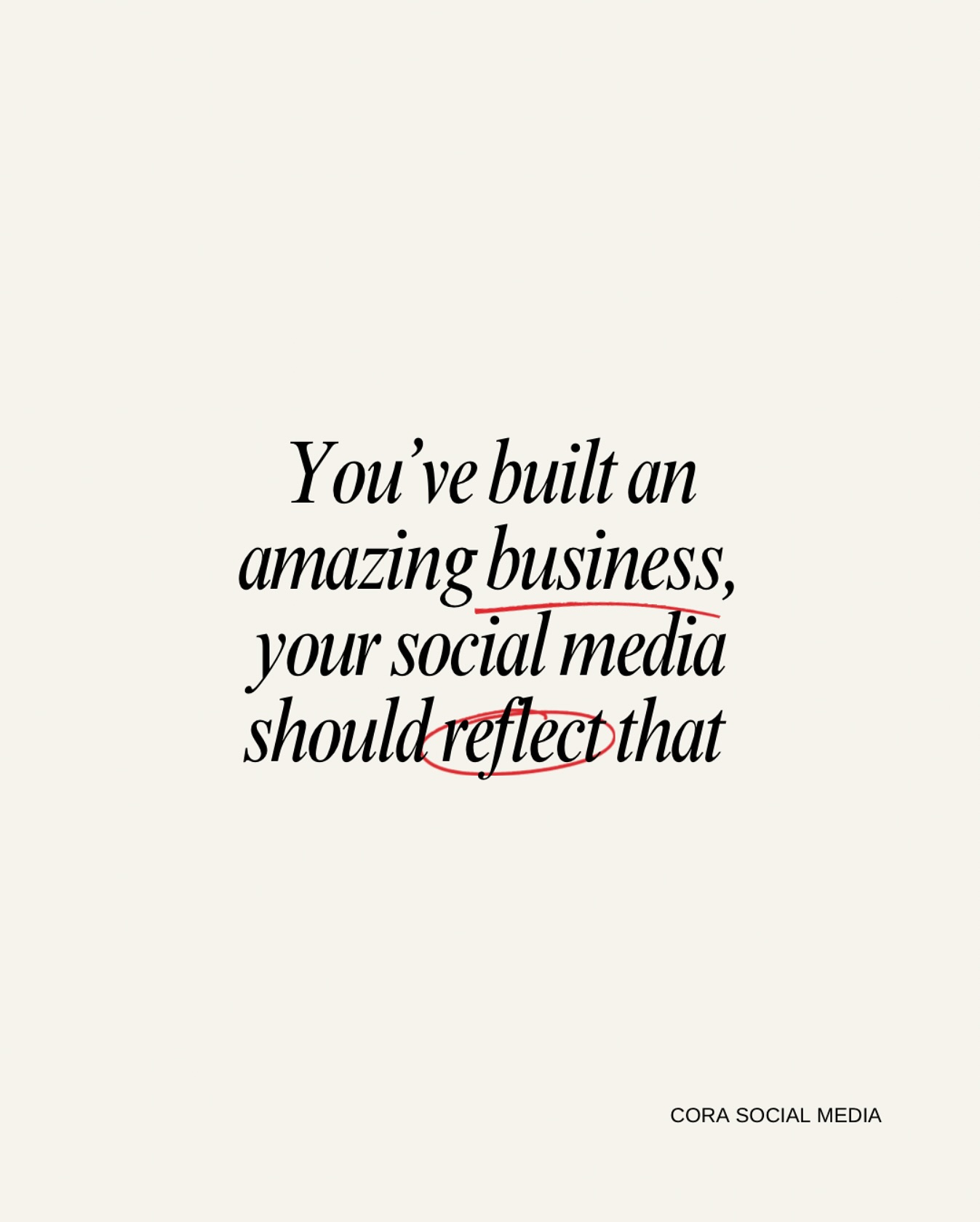 You’ve built an incredible business — your social media should reflect that.
At Cora, we turn your expertise, passion, and success into scroll-stopping content that builds trust, attracts customers, and grows your brand online. Ready to level up your socials? Let’s make your business shine.
#SocialMediaManagement
#DigitalMarketingAgency
#SmallBusinessMarketing
#GrowYourBrand
#OnlinePresence
#ContentThatConverts
#BusinessGrowth
#SocialMediaForBusiness
#MarketingStrategy
#CoraSocialMedia
#NorthamptonBusiness
#GlobalMarketing
#StandOutOnline
#CreativeAgency
#SocialMediaExperts
