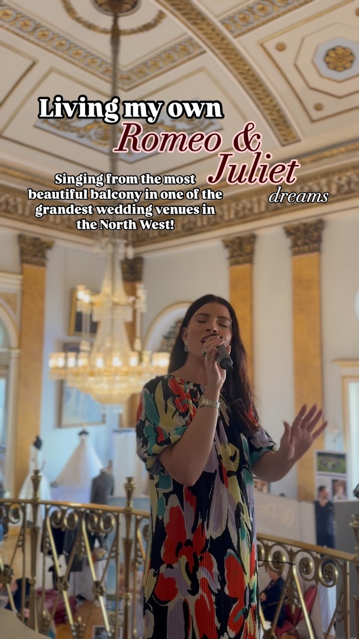 O Romeo, Romeo, wherefore art thou Romeo? 🌹
It’s seemed only right that I sung @taylorswift Love Story to my hearts content 🧡
Did you guess what stunning venue I was singing from? Based in the North West, Liverpool. One the finest surviving 18th century buildings, fit for any couples own love story ✨
Singing from the grand balcony in the ballroom of @liverpooltownhall during an amazing wedding show with @theweddingshowltd who let me live my Juliet dreams 🎤
The perfect song to add to your wedding set list if there’s a balcony involved 🤣🎵
#weddingsinger #weddingvocalist #femaleweddingsinger #femaleweddingvocalist #awardwinningweddingsinger #liverpoolwedding #liverpooltownhall #liverpooltownhallwedding #weddingbalcony #romeoandjuliet #lovestory #taylorswift #lovestorycover #weddingsongs #weddingmusic #weddingmusicideas #weddingentertainment #weddingceremony #weddingbreakfast #northwestwedding #destinationwedding #destinationweddingsinger #bridetobe #groomtobe #2025bride #2025groom #2026bride #2026groom #2027bride #2027groom