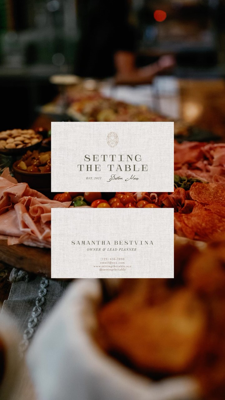 Here is the full design for Setting the Table! This project meant a lot to me because it was one of the first real-world brands I took on. I loved bringing it to life with different media.
⠀⠀⠀⠀⠀⠀⠀⠀⠀
If you like what you see, don’t forget my website is up and running and my inbox is open! I’d love to help you make some magic. Link in bio ✨
.
.
.
Created in @adobe Illustrator & @photoshop.
#mugglehugstudio #branddesign #branddesigner #smallbusinessbranding #typographyinspo #typelovers #businesscarddesign #eventplanningbranddesign #logodesigner #branding #brandingideas #brandinspo #eventplanningbrand #welovebranding #visualidentity #pursuepretty #smallbusinessbranding #brandingideas #classicbranding #creativebranding #graphicdesignersclub #discoverunder2k #smallcreatives #thecreativegrid #colorinspiration #creativeinspiration #inspofinds #logodesigns #magicaldesign