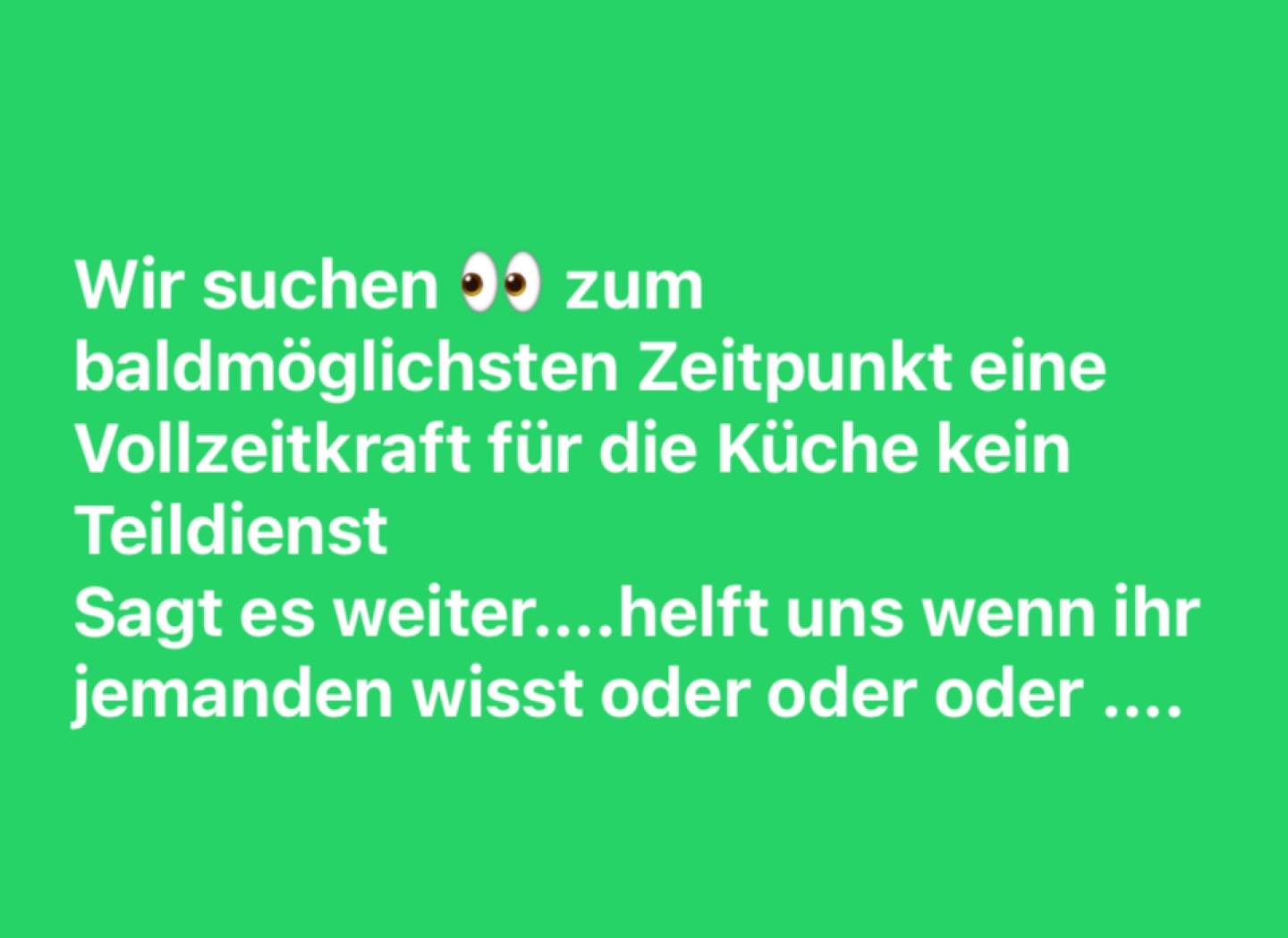 Mitarbeiter für die Küche