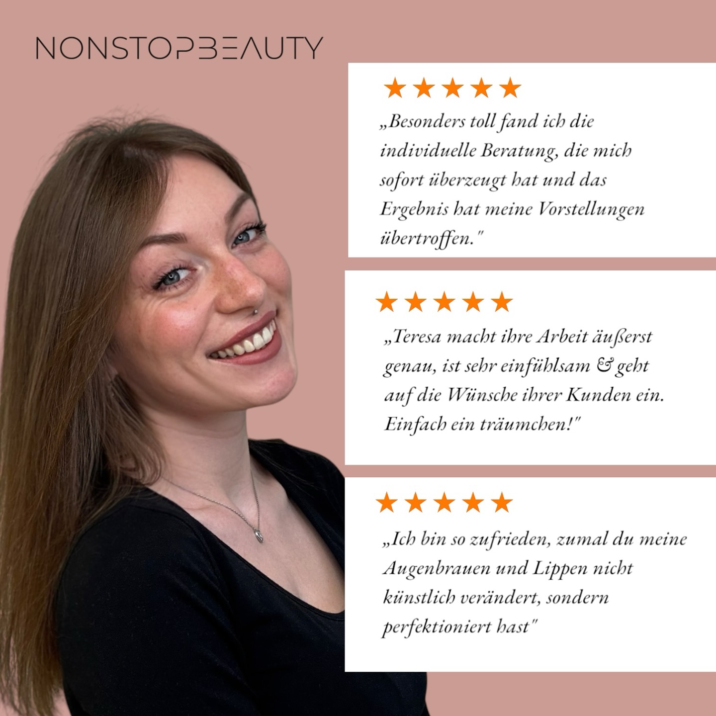 Eure Meinung bedeutet mir alles! 💬
Als Ein-FRAU-Betrieb stecke ich all meine Energie und Leidenschaft in meine Arbeit. Deshalb freue ich mich riesig über euer Feedback! 🙌
Eure Bewertungen motivieren mich jeden Tag aufs Neue. Danke für eure Unterstützung! 💛
#Kundenstimmen #EinMannBetrieb #Danke #SupportSmallBusiness #permanentmakeup #pmu #pmulips #pmubrows #pmueyeliner #beauty #permanentmakeuplips #permanentmakeupartist #lipblush #powderbrows #ombrebrows #eyelinerpmu #lippigmentation