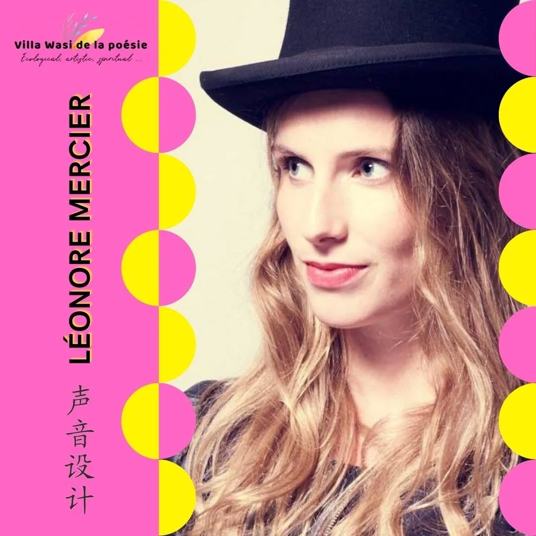 🌿 Léonore vive en París. Su investigación cinematográfica se basa en una concepción del cine como experiencia corporal, tanto para los personajes en pantalla como para el espectador inmerso en el universo sensorial que teje. Su cortometraje documental ‘Sauvage’ fue seleccionado para los "César" en 2024. Autor de clips simbólico-mágicos como el de la canción "Coeur battant" de Anne Sylvestre o "La boxeuse amoureuse" , ella colabora también sobre el álbum de su pareja 'Amour Chien Fou'.
🌿 En @villa_wasi_de_la_poesie_ , Leonore desea continuar esta inmersión sonora y trabajar el lado chamánico del #sonido, resaltando los instrumentos (Antaras, Quenas, Bombos, Tambor Amazónico, Shacapas, Chajchas, Pandero, charango...), los instrumentos vocales y los sonidos naturales de la selva. También a ella le gustaría seguir a las mujeres sanadoras (...) «Soy consciente de mis limitaciones para comprender este espacio único que es el amazonas, pero es precisamente esta humildad la que motiva mi enfoque.»
