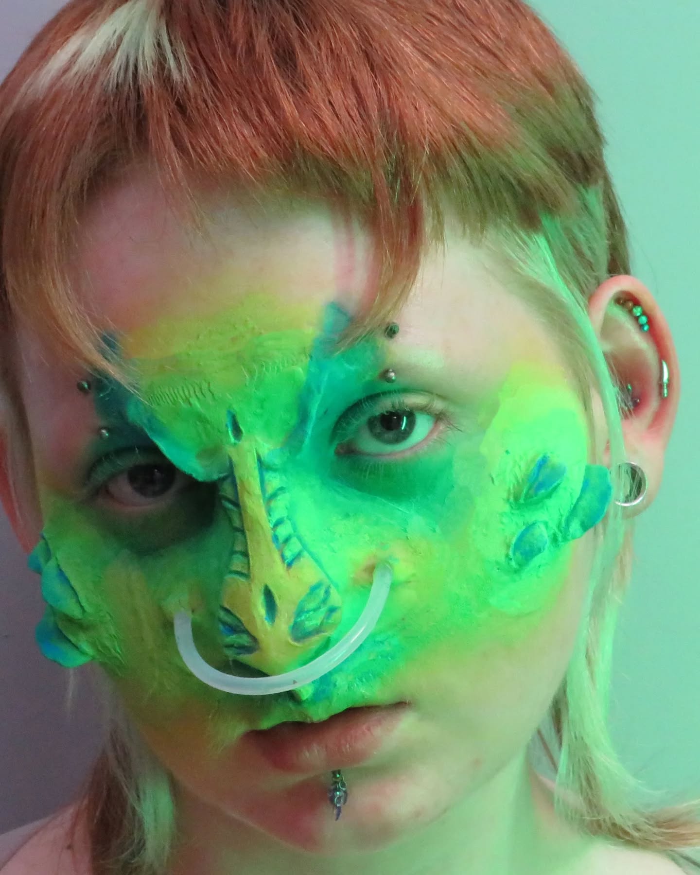 Not that anyone cares but I'm combining my art account and this account !!!! So sorry if you already seen this 😋
'alien alterego'
Prothetics and makeup
#art #artist #prothetics #makeup #makeupartist #makeupinspo #neongreen #photography #artphotography #bafineart #oxford #ruskin #schoolofart