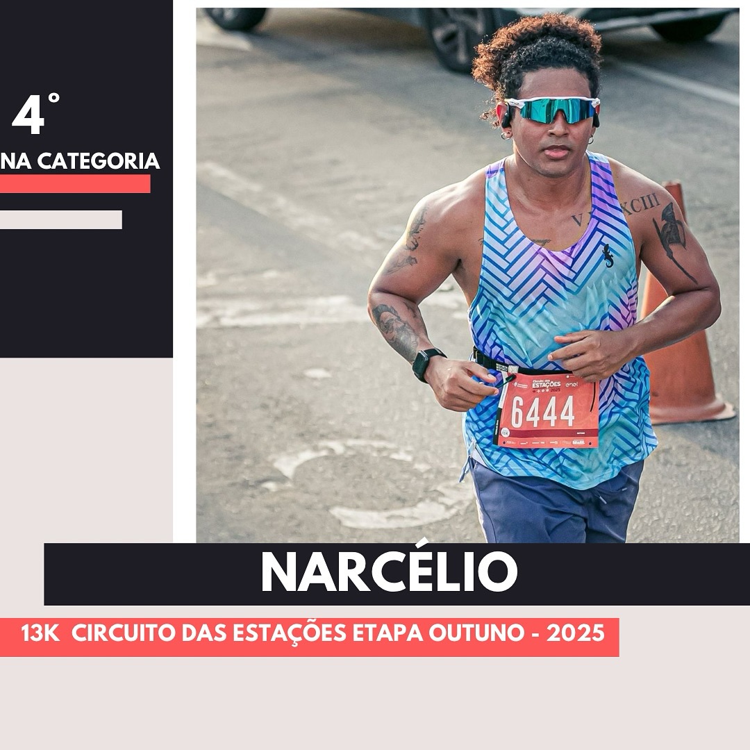 Nosso atleta @narceliomotta brilhou neste final de semana! 💪🇧🇷🔥
Narcélio representou a Ribeiro Run mostraram garra, superação e muito amor pela corrida. Confira os destaques:
✨ Destaque da semana:
🏅 Fortaleza - CE | Circuito das Estações 2025 - Etapa Outono.
Nosso atleta Narcélio enfrentou os 13K com força e determinação, fazendo uma excelente prova alcançando o 4º lugar na sua categoria!
Parabéns Narcélio! Você é motivo de orgulho e inspiração para a Ribeiro Run! 🔥👏
Quer conquistar seus objetivos com planejamento, segurança e resultados reais? Vem para a Ribeiro Run! Treine com especialistas e transforme seus sonhos em conquistas.
💬 Mande um direct agora mesmo e inicie sua jornada com a gente!
#RibeiroRun #CadaPassoUmaConquista #CorridaTransforma #Superação #OrgulhoDoCoach #AssessoriaOnline #5K #10K #21K #42K #CorridaPeloBrasil #Runners