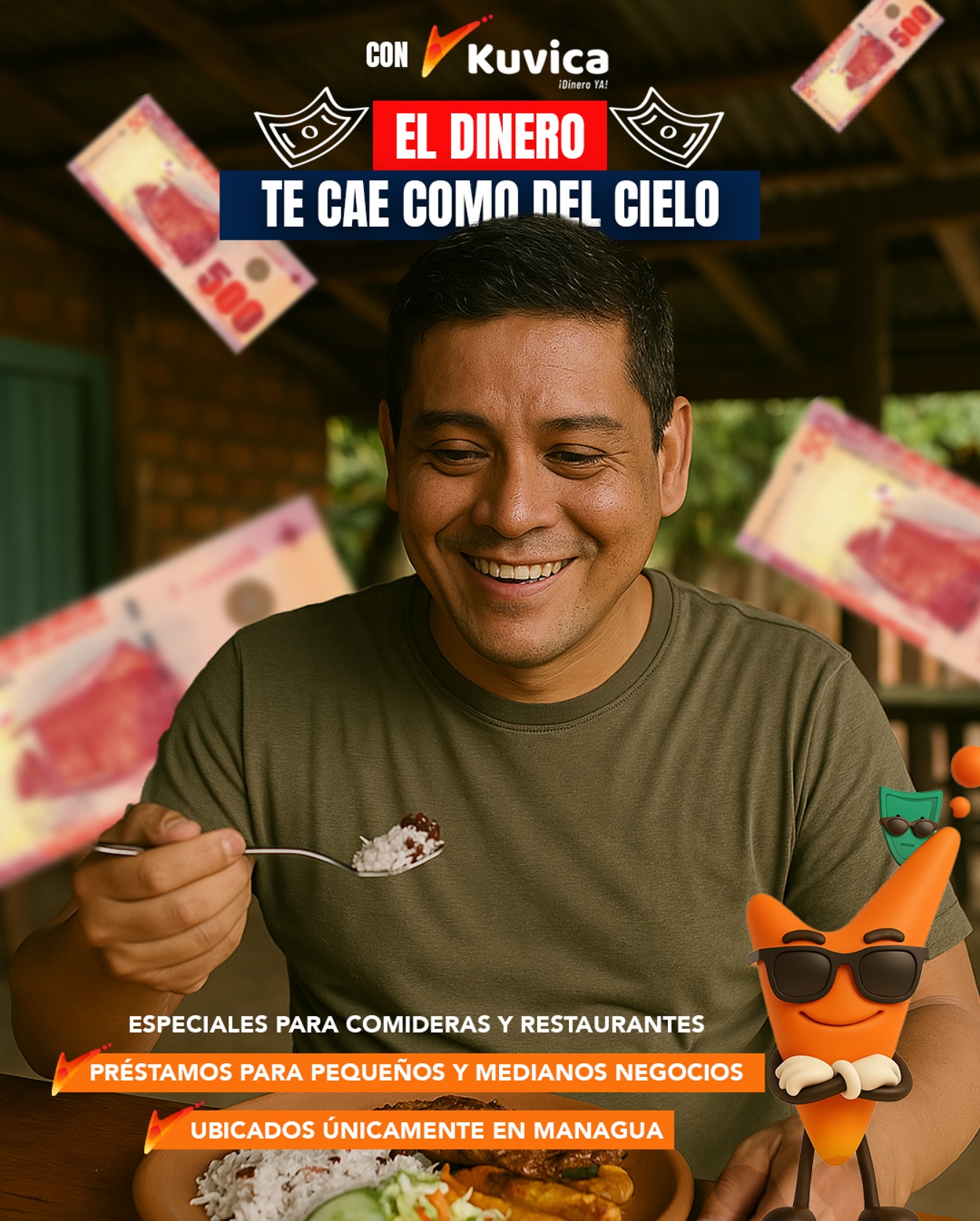 Ventas de fritanga, comideras y venta de nacatamales son algunas PYME que ya son parte de Kuvica impulsando sus sueños mediante préstamos 🙌🏼 ¡Pronto te contaremos algunos de nuestros casos más inspiradores!