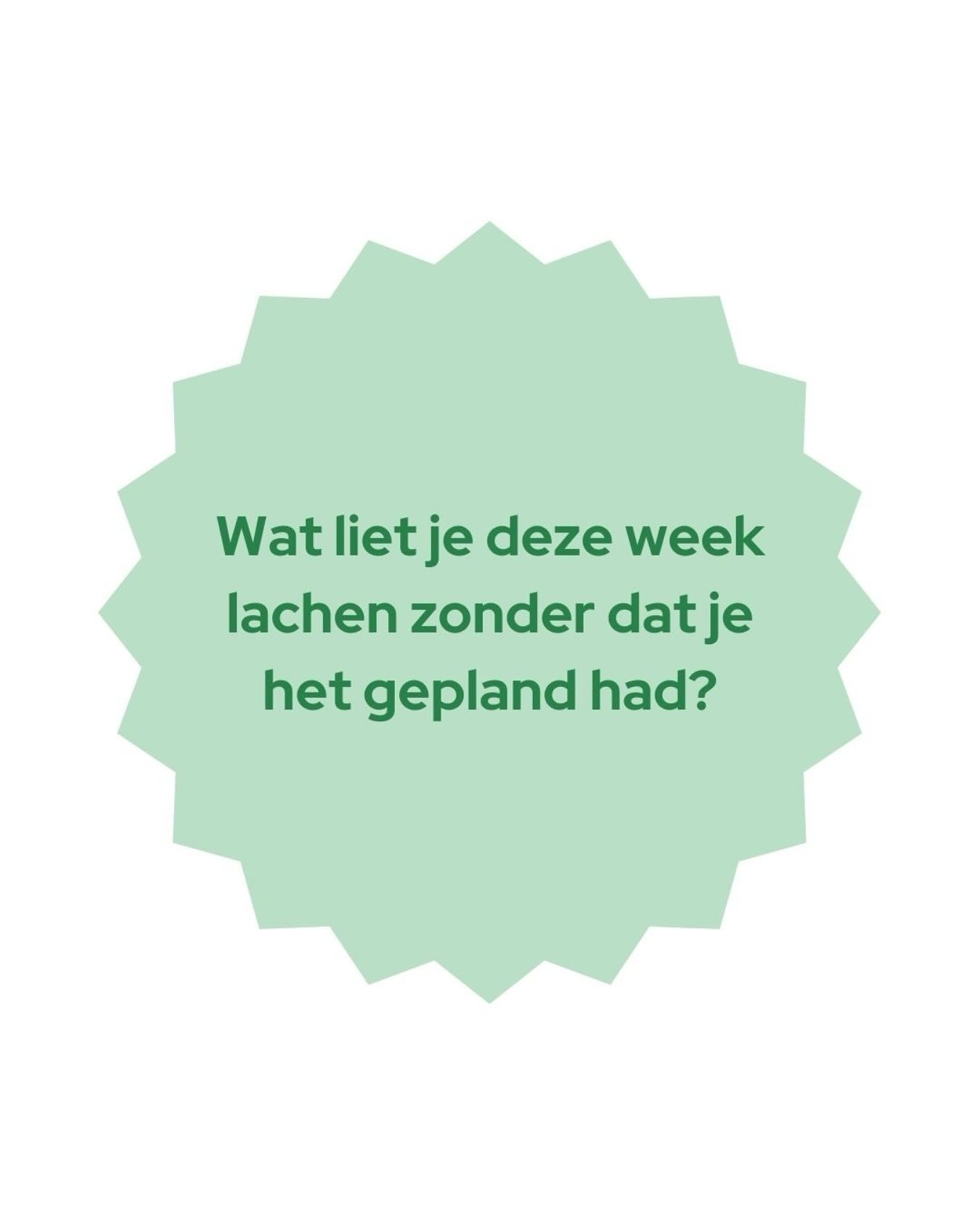 Elke week een milde check-in op zondag.
#ZondagFlowDag
Wat liet je deze week lachen zonder dat je het gepland had?
#positievepsychologie #minderstress #stresstips #stresscoach #burnoutpreventie #welbevinden #welzijn #persoonlijkeontwikkeling
