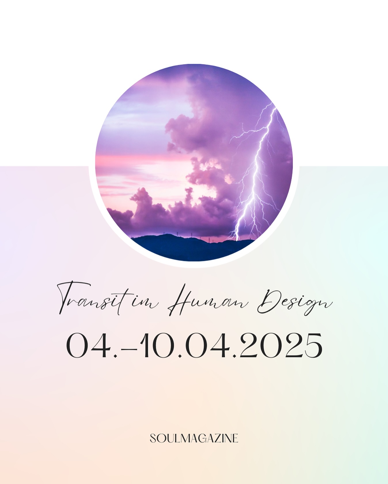 Vom 04. bis 10. April sorgt der Transit der Sonne im Tor 51 und der Erde im Tor 57 für spannende Veränderungen.
Tor 51, das Tor des Schocks, bringt unerwartete Ereignisse, die neue Perspektiven und Entwicklungen einleiten. Diese Schockmomente fordern zu mutigen, neuen Schritten auf.
Gleichzeitig unterstützt Tor 57, das Tor der Intuition, dabei, im Hier und Jetzt Klarheit zu finden. Intuitive Einsichten können helfen, die Veränderungen bewusst zu steuern. Vertrauen in die eigene Intuition und die Wahrnehmung der Momente ist entscheidend, um diese Energie zu nutzen und voranzukommen.
Den ausführlichen Artikel dazu findest du unter www.soulmagazine.de
#soulmagazine #transit #transitwechsel #humandesign #astrologie #energien #trigger #transformation