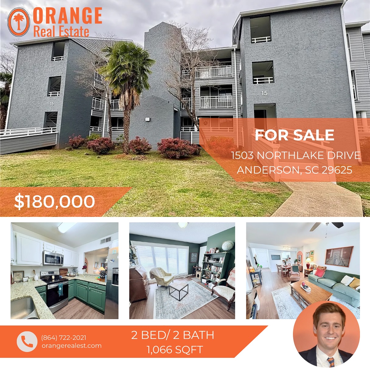 Check out @parkerteal.re listing in Anderson, SC!
🏠This charming 2 bed, 2 bath condo at 1503 Northlake Drive offers 1,066 sqft of cozy, move-in-ready space — perfect for lake living or easy commuting to Clemson & Greenville!
💲Offered at $180,000 — don’t miss out on this gem!
📲Contact us today to schedule a showing!
#AndersonSCRealEstate #LakeHartwellLiving #CondoForSale #SouthCarolinaHomes #OrangeRealEstate #JustListed #RealEstateGoals