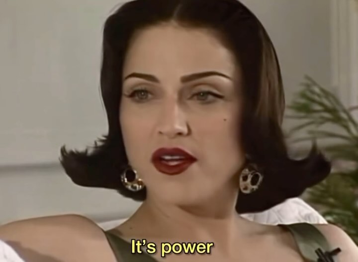 Madonna on power in a 1991 Interview promoting the Truth or Dare Documentary 🎥
#popcultureblog #pop #madonna #feministblog #90s #90smusic #90svintage #feministhistory #popculture #queenofpop #feminism
