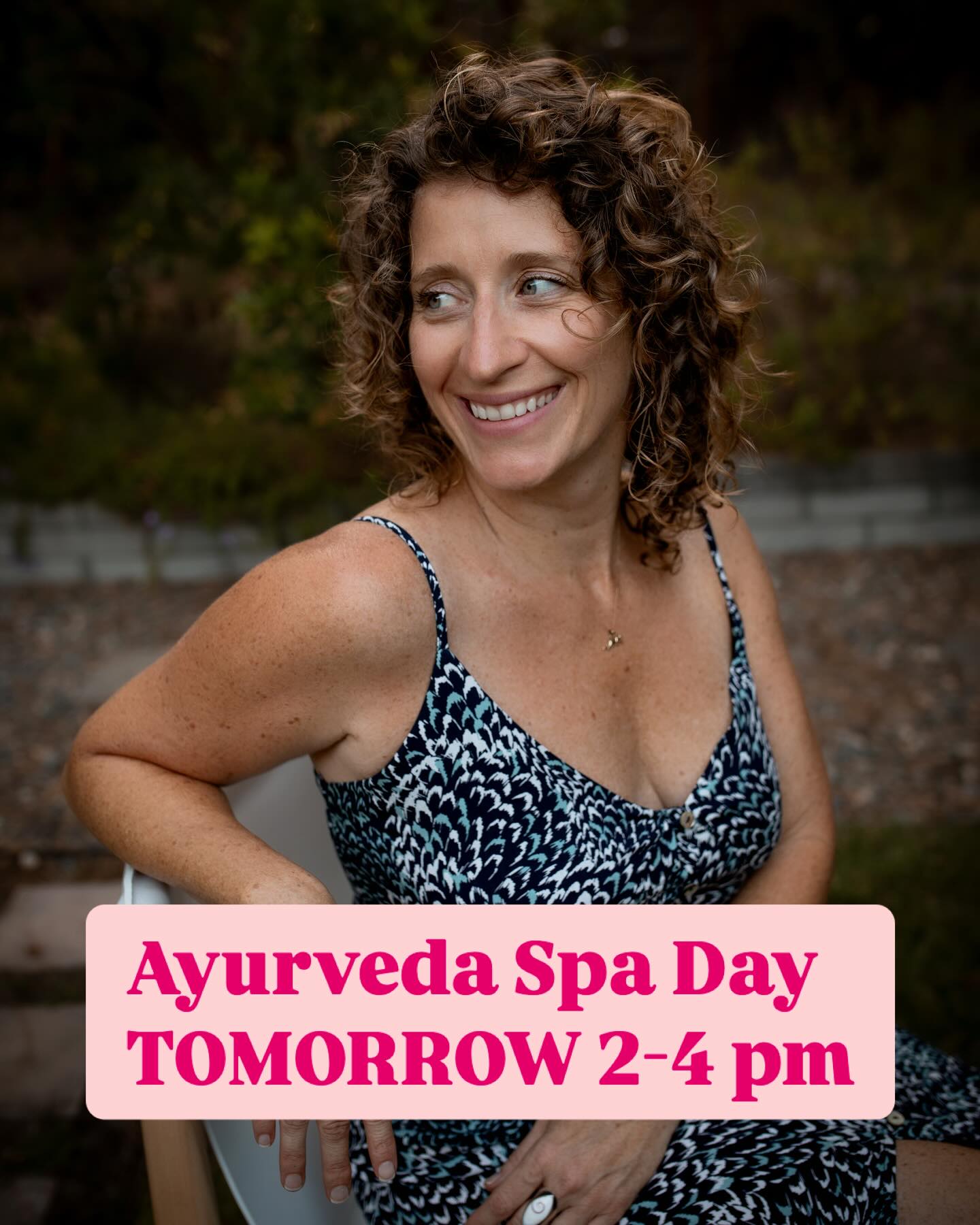 Tomorrow 4/5/25
2-4 @yogawest_napa
✨I’ll teach you the basics of Ayurveda Self care…you’ll walk out a glowing, unctuous Goddess. ✨
Grab your tickets at yoga-west.com