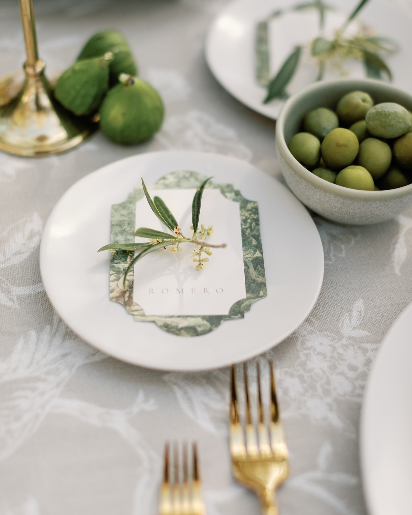 All of the finer details are what truly make each wedding day unique — customized to each couple and their individual stories that bring everyone together in honor.
It was important when designing this “Summer In Tuscany” wedding that we captured the calming essence of an Italian Countryside through every detail. Soft greens paired with floral linens and feminine accents to bring a sense of peace and harmony to this Santa Cruz wedding.
Photographer: @amycarolinephotography
Planning & Design: @styledbylinds_
Florals: @amywestfloral
Rentals: @ampartyrentalsinc
Stationery: @papier.handmade
Venue: @casablancainterlaken
Cake: @tartandtin
Speciality Linens: @nuagedesignsinc
Rings: @kobellijewelry
