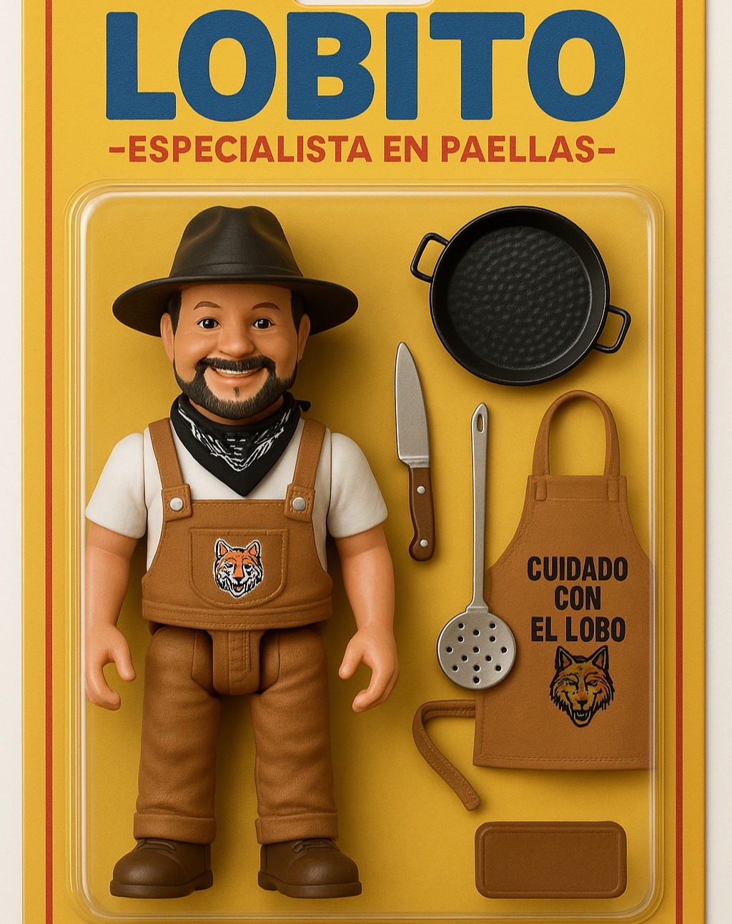 🔥👨🍳🐶 ¡La cocina nunca fue tan épica! Presentamos al *dream team* de la paella:
🥘 **Lobito - Especialista en Paellas**
⚠️ *“Cuidado con El Lobo”* porque cuando él prende el fuego, ¡la paella tiembla!
🐾 **Leo El Perro Peludo - Ayudante de Paellero**
⚽ Con su camiseta del Barça y su mirada seria, se asegura que ni un solo grano de arroz se queme. También es el encargado oficial de probar las croquetas 🐶😉
Accesorios incluidos:
🔪 cuchillo, 🥄 paleta, 🥘 paella, 🧵 mandil, ⚽ pelota, 🦴 bowl de comida, y más...
✨ ¿Quién quiere una edición limitada? 😎
#LobitoEnAcción #LeoElPeludo #TeamPaella #JuguetesÉpicos #PaellaPower #DogChef #ShihTzuStyle #BarcelonaDog #CuidadoConElLobo