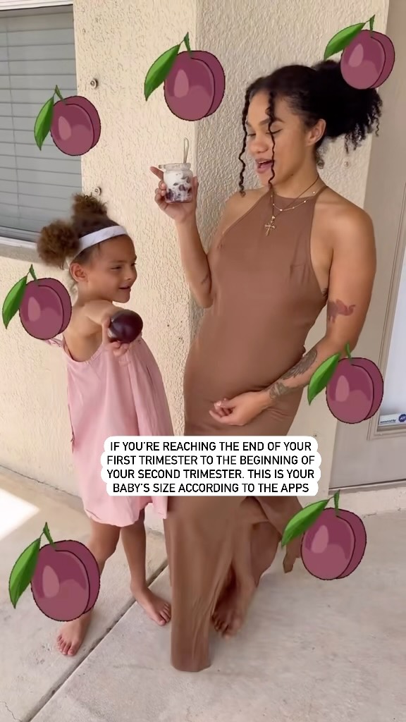 Baby sizes according to the apps 🍓🍋🍑 where are you at in your pregnancy? As a licensed prenatal massage therapist, I can work on you at any time during your pregnancy and after. Simply text 321-236-4757 to book 🫄🏽💆🏽♀️