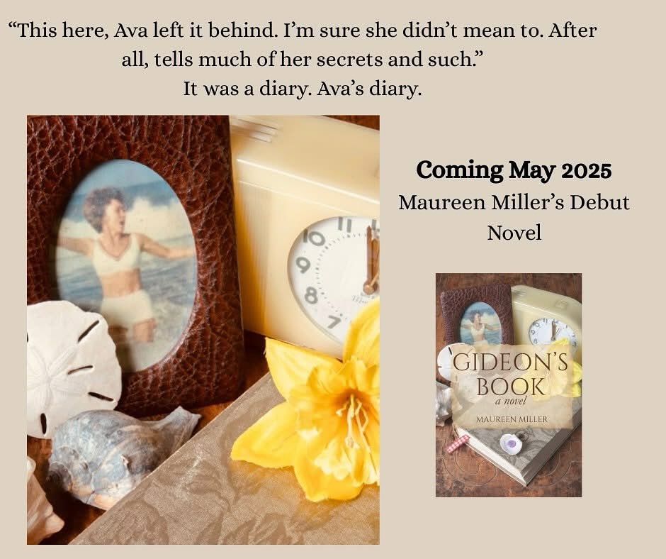 Building excitement for author Maureen Miller’s debut novel releasing in May!
One book. Three lives. A journey of redemption spanning decades.
#gideonsbook #christianfiction maureenmillerauthor.com