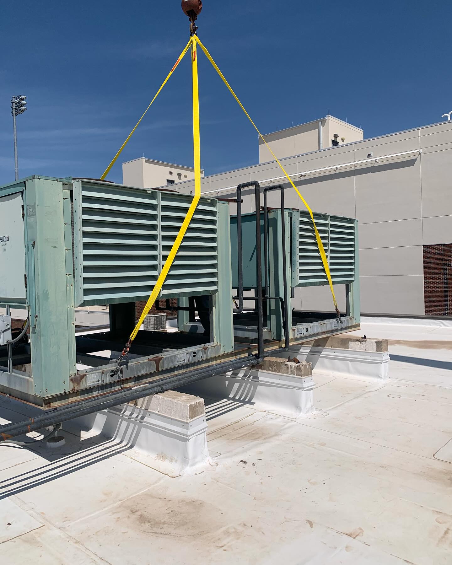 Changing out a condenser today a little north and west of Stillwater.