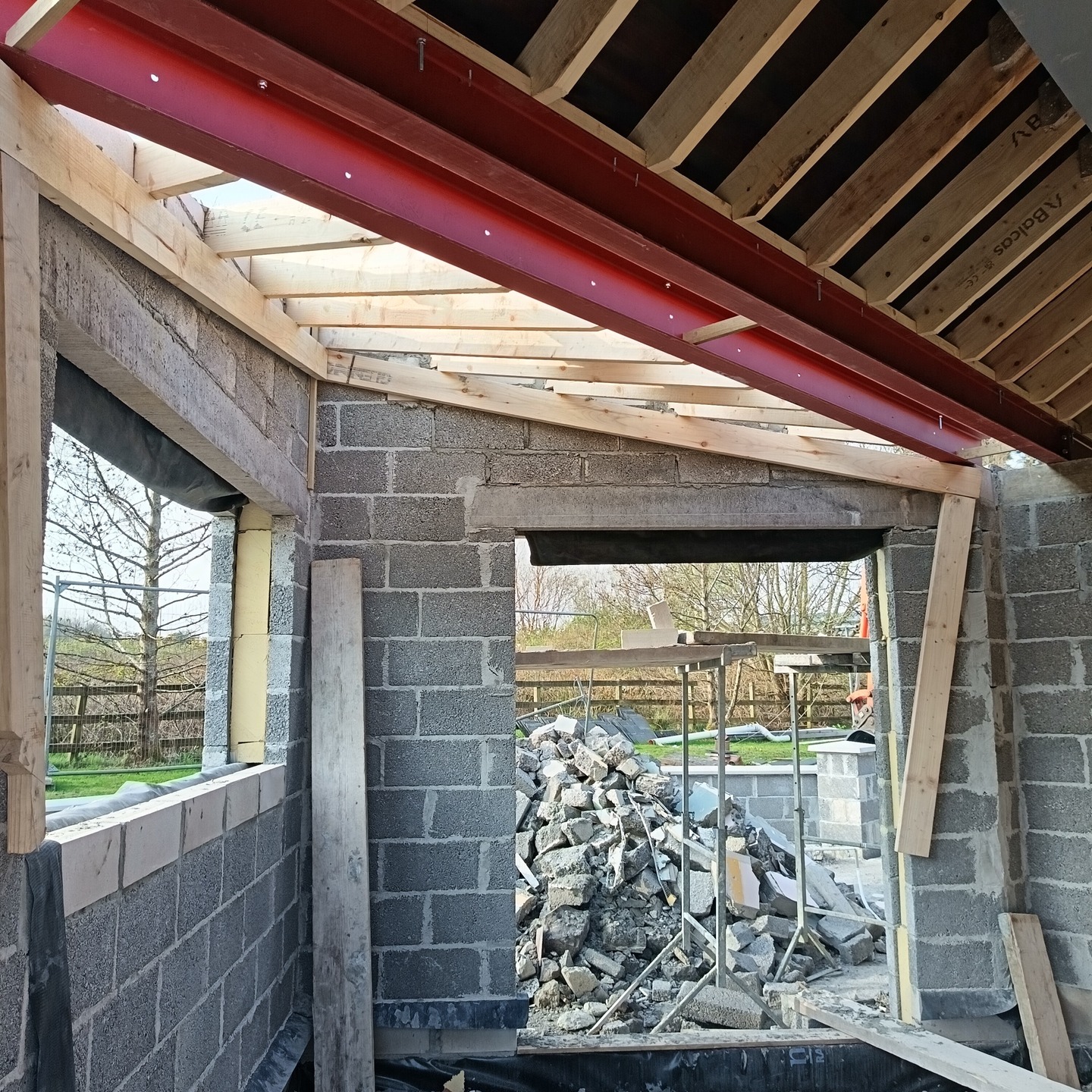 Work has commenced on site, with the steel and timbers just installed. This will allow an extension to the kitchen and add a snug, which together allow much more flexibility and make the house better suited to a busy family life.
Head over to our website www.allanarc.com to see more projects like this.
#architecture #renovationproject #familyliving #refurbishment #donegal