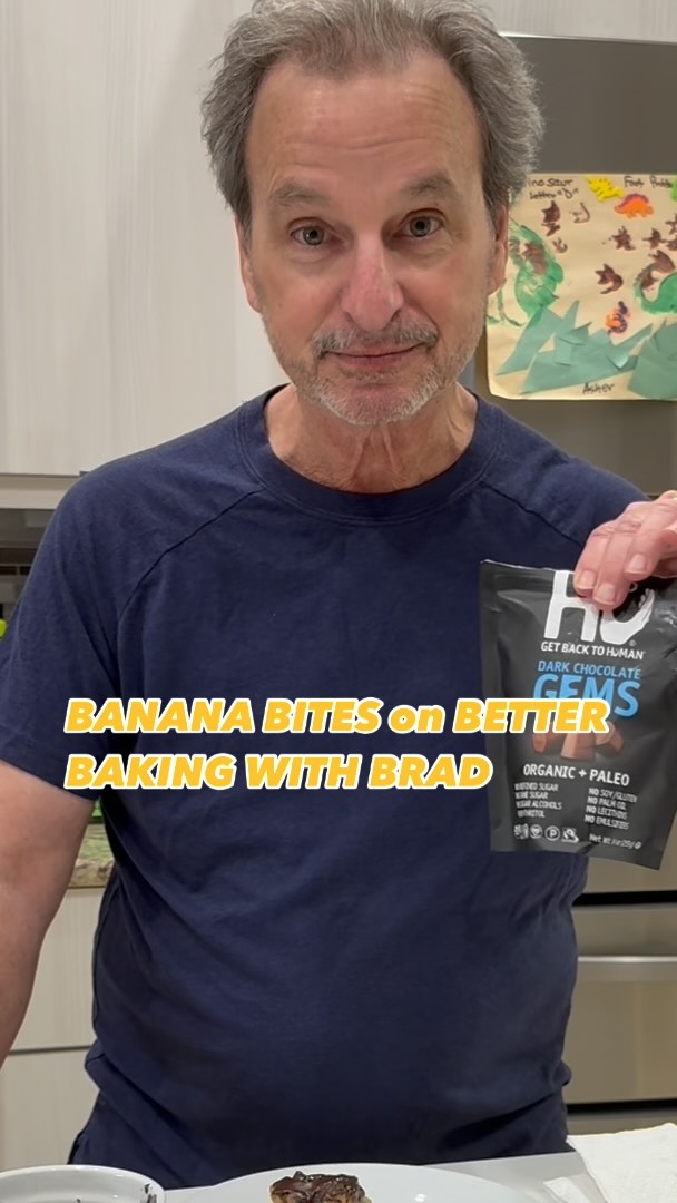 Banana 🍌 Bites on Better Baking with Brad. @bhacker59 liked but when he added a dark chocolate drizzle he loved 😂. One bowl, 5 ingredients, with cinnamon as our Superfood. Cinnamon ⬇️inflammation ⬆️memory, attention & cognitive processing. Who knew? Add to ☕️, oatmeal , yogurt, or anything to taste better for 🧠 & 🏋️. Thank you @theconsciousplantkitchen for recipe and @hukitchen for getting @bhacker59 to eat healthier! 🤩 #healthylifestyle #braincoach #cinnamon #hukitchen #banana