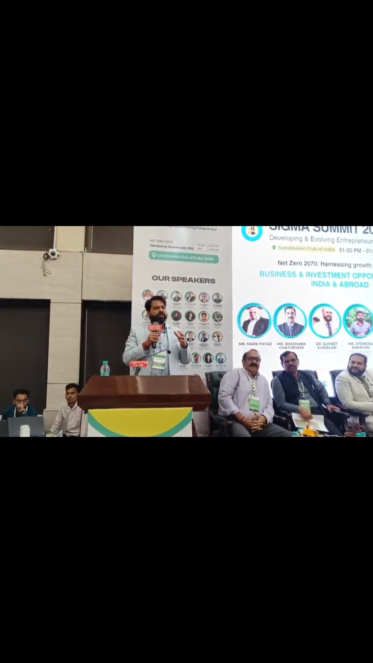 Glimpses of SIGMA SUMMIT 2025 Held at the Constitution Club of India on April 5,2025 where 26 speakers from different walks of life joined together to make it a successful event while delivering an overview of what CBG industry looks like. Followed by an award ceremony to the future trailblazers in CBG and green energy