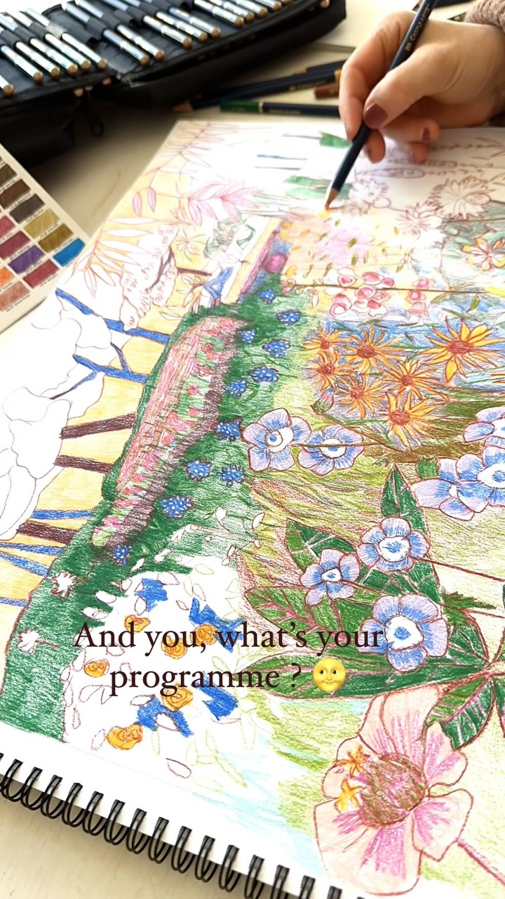 What’s your plan for this weekend? For me, it will be drawing in the family garden, reading, and spending time with my family in the North of France!
#draw #frenchpainter #artwork #graphicartist #drawingoninstagram #coloredpencil #coloredpencil_art #instagram #instaart #weekend #nadegemarneffeart