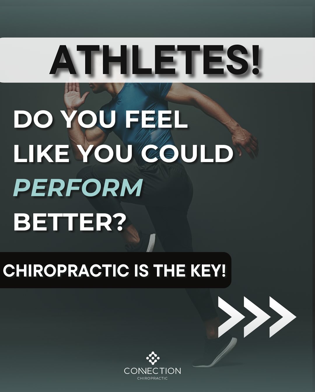 Why Athletes Should See a Chiropractor
Whether you’re training for your next race or just love staying active, chiropractic care plays a key role in improving athletic performance, preventing sports injuries, and speeding up recovery.
If you’re an athlete looking to stay at the top of your game, chiropractic care isn’t optional, it’s essential.
Book your appointment today at Connection Chiropractic!
📍12609 Narcoossee Rd. Suite 200B Orlando, F: 32832
📞Call: (407) 268-1831
#OrlandoChiropractor #LakeNonaChiropractor #ChiropractorCare #PainFreeRelief #BackPainRelief #athleterecovery