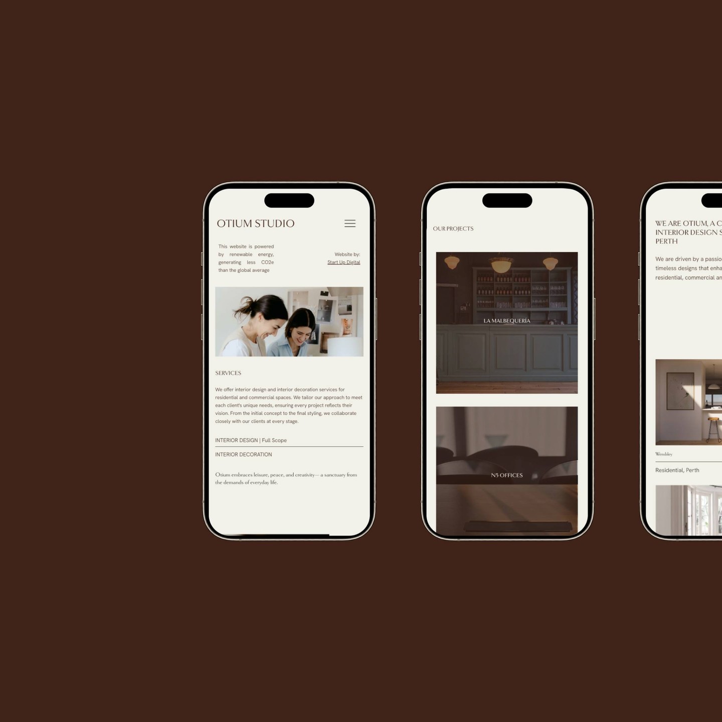 ✨ Design Spotlight: Otium Studio
One of our first (and still a fave) projects. The website for @otium_studiodesign a Perth-based interior design firm specialising in residential, commercial, and hospitality spaces. We designed a calm, minimal user experience to reflect their refined aesthetic and let their stunning portfolio take centre stage.
📍Built for: Interior designers & architects
🔗 View the full portfolio via our bio
#websitedesign #interiordesignstudio #perthdesign #uxuidesign #minimaldesign #designspotlight #hospitalitydesign #residentialdesign #startupwebdesign #perthgraphicdesign