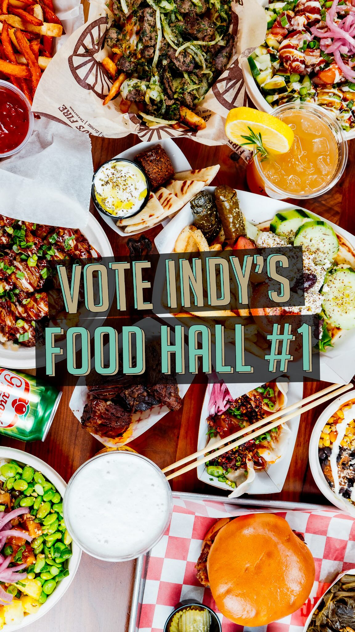 🔥 INDY, LET’S TAKE THE CROWN 🔥
USA Today’s @10best voting is on for Best Food Hall—and our city is thisclose to being named home of the #1 food hall in the nation. Let’s run it up for Indy. 🏆
Vote for The Garage Food Hall at the link in bio once a day ‘til next Monday, April 14th at noon. It’s just a couple of clicks and less than 10 seconds. Trust us, we timed it.
Tag your people. Spread the word. Let’s bring this win home. 💯