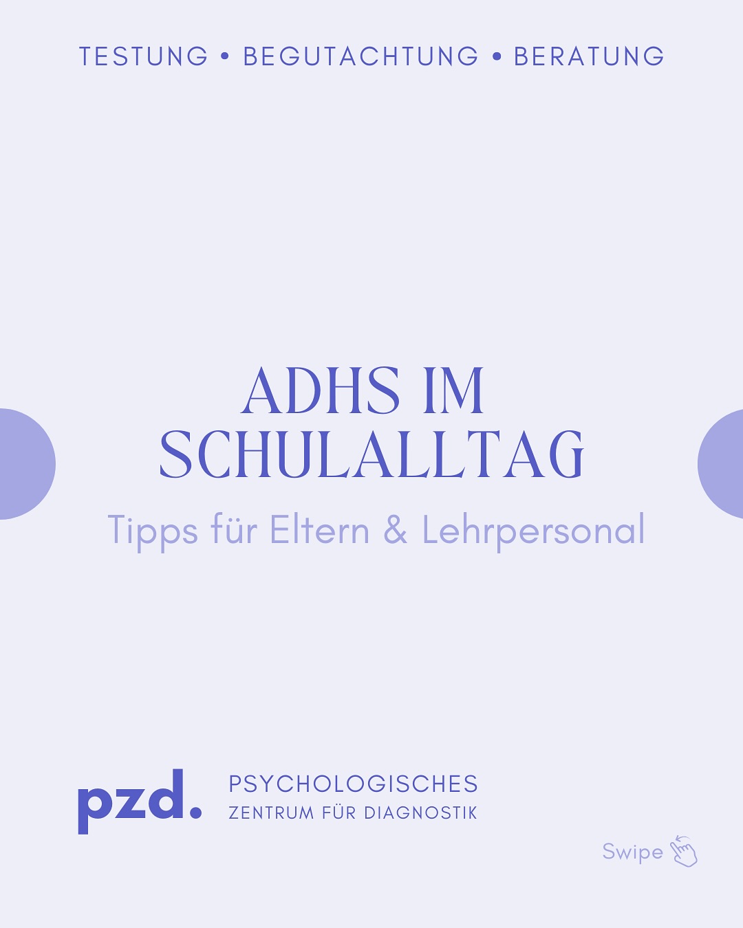 Die meisten Lehrer:innen werden im Laufe ihrer Berufslaufbahn mit dem Thema ADHS konfrontiert. Hier sind ein paar hilfreiche Tipps, um Kinder und Jugendliche mit Aufmerksamkeitsdefizit besser zu unterstützen.
#psychologischediagnostik #psychologemünchen #adhs #adhsdiagnostik #adhstipps #schule