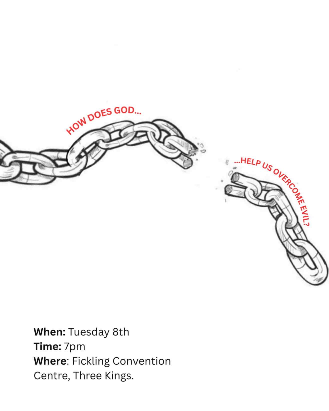 Join us at this weeks Alpha yth session❓Tuesday (tomorrow) 7pm, Fickling Convention Centre📍