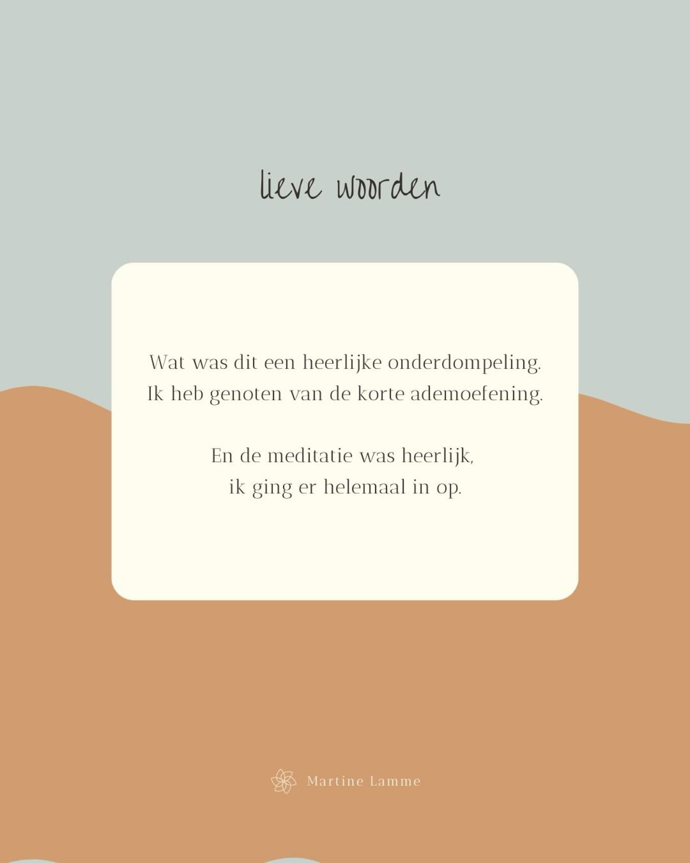 Deze lieve woorden mocht ik ontvangen van een deelnemer aan Catch Your Breath in januari. Ik word zo blij van dit soort berichtjes ♥️
Wil jij ook mijn begeleiding ervaren, op een laagdrempelige manier in (korte) ademoefeningen? Het AdemNoodpakket komt er binnenkort aan! Dit wordt een serie korte audio’s die jou ondersteunen rondom stressvolle momenten. Altijd in jouw broekzak, altijd beschikbaar.
Reageer met een ☀️ onder dit bericht, en dan stuur ik je alle informatie zo snel mogelijk op. Liefs!
#ademwerkdriebergen #catchyourbreath #klantervaring #ademnoodpakket #ademwerkzeist #ademwerkutrecht #nietzweverigweleffectief