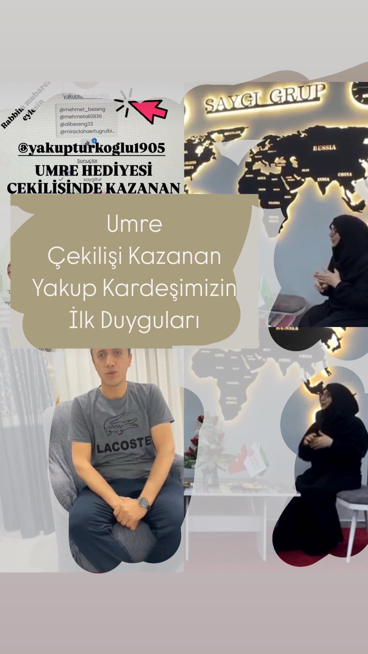 Kur'a da Çıkan Kardeşimiz @yakupturkoglu1905 Asıl 👏
1. Yedek @bircann.esen 👏
2. Yedek @sevinc.gul.aktas 👏
3. Yedek @fatmaeskikoyuncu 👏
Kardeşimize hayırlı mubarek olsun. @ravza_sabah_sirdas Hocamızın talebi üzerine yedeklerdeki kardeşlerimize de indirim hakkı tanınacaktır. İnşaAllah..
#mekke #medine #umrerehberi #fypシ❤️💞❤️