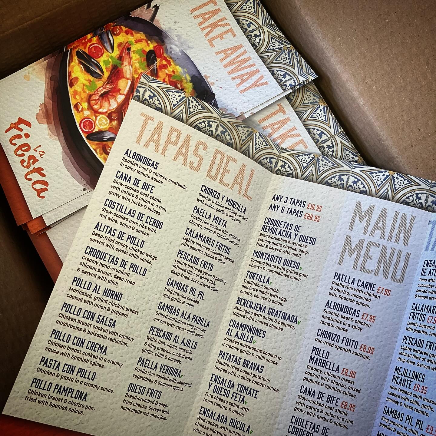 #takeawaytapas #designforprint #supportlocal