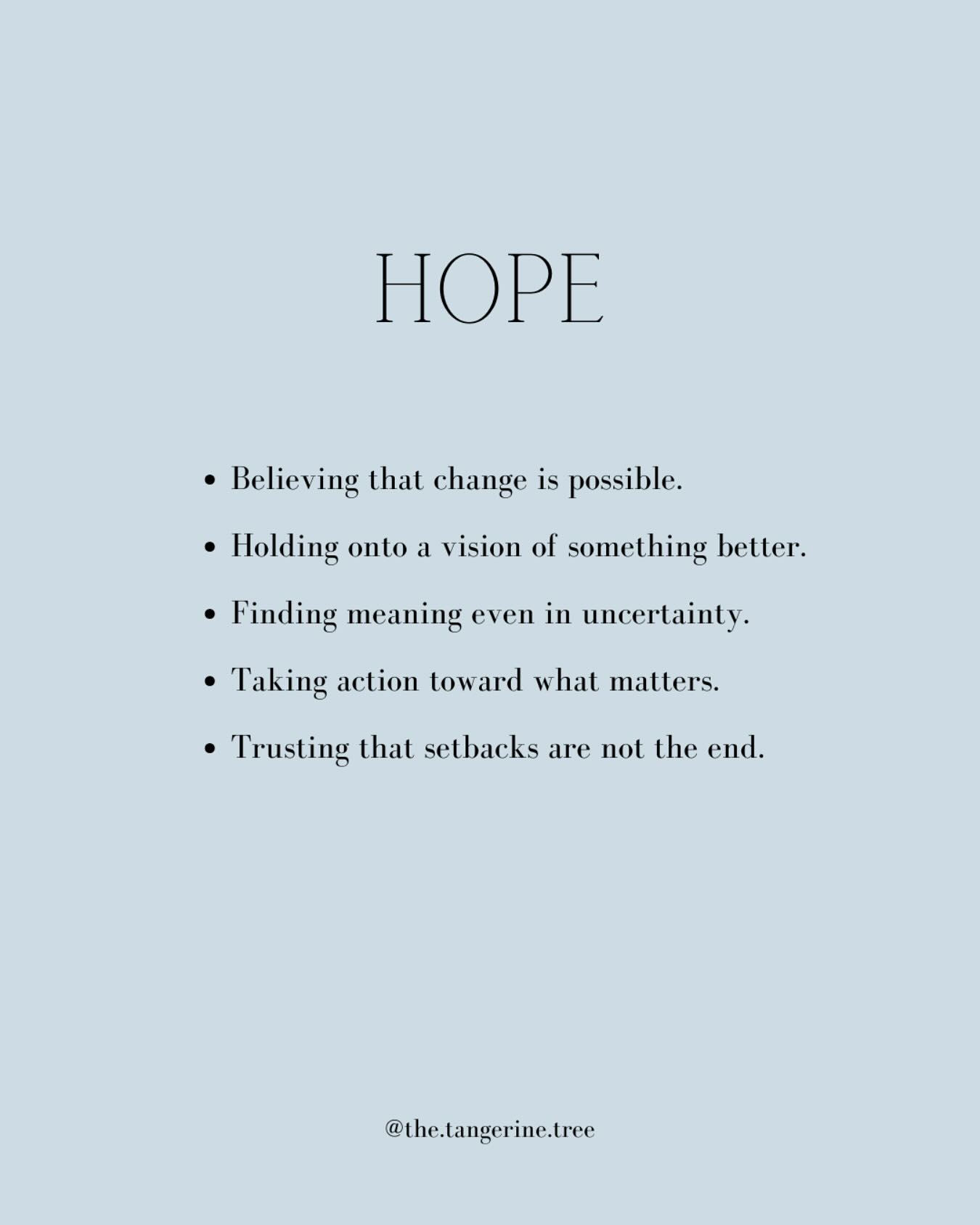 Hope is not passive. It’s a mindset ✨
It’s the quiet inner voice that says, “Maybe not yet, but still possible.”
Hope doesn’t ignore pain—it makes space for it while still holding room for light.
It gives us energy to keep moving, even when the road is uncertain.
Because hope is not about knowing the outcome.
It’s about believing that we have a role in shaping it.
💡 What’s one thing you’re hopeful about right now—no matter how small?
Keep thriving 🌱
Katrin
#HopePsychology
#InnerStrength
#ResilientMindset
#PositivePsychology
#MentalHealthAwareness
#GrowthThroughAdversity
#EmotionalResilience
#TrustTheJourney
#KeepGoing
#LightInTheDark
#HealingJourney
#MindsetMatters
#SelfBelief
#PathwaysForward
#KeepThriving